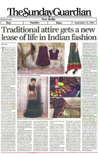 Tradition attire gets a new lease of life in Indian fashion - The Sunday Guardian