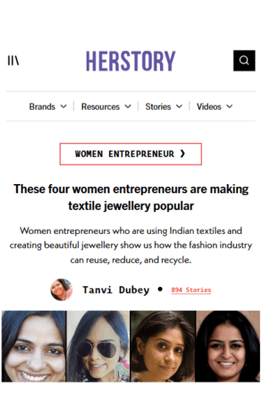 These four women entrepreneurs are making textile jewellery popular: Your Story