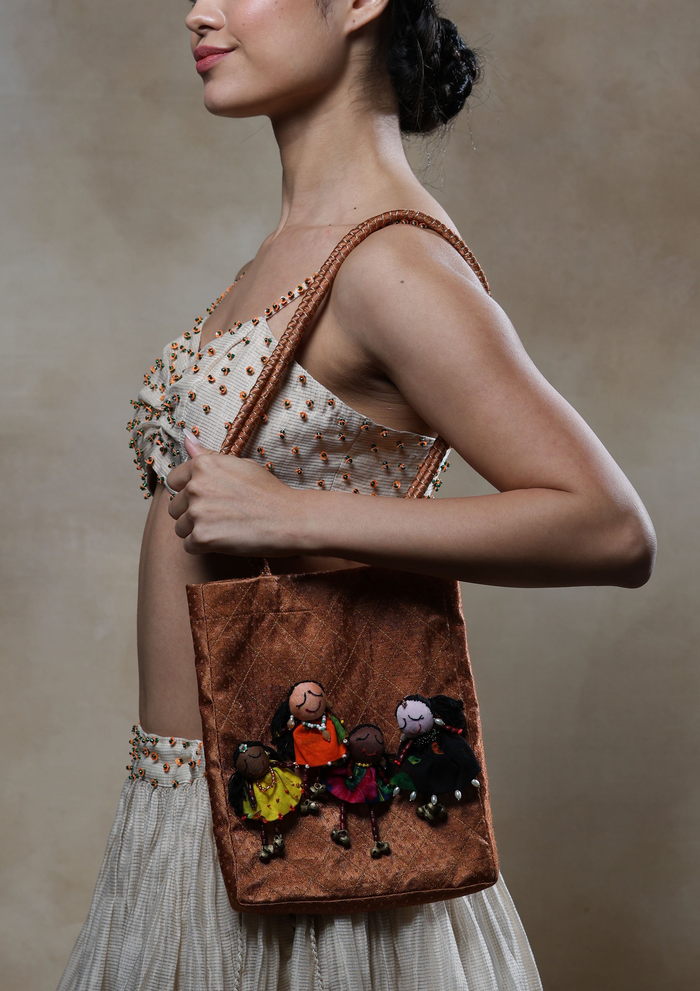 Balushahi Brooch Bag