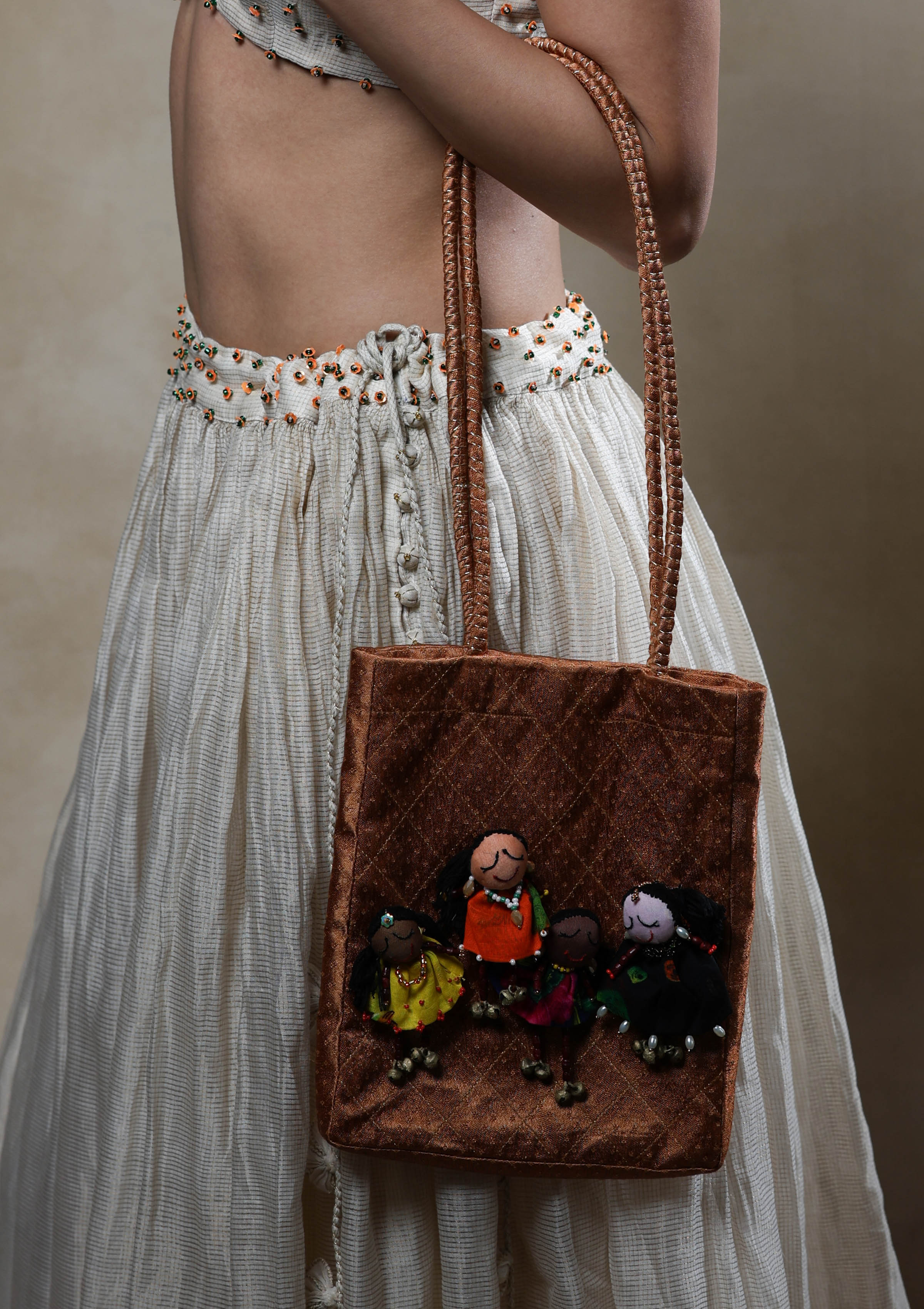 Balushahi Brooch Bag