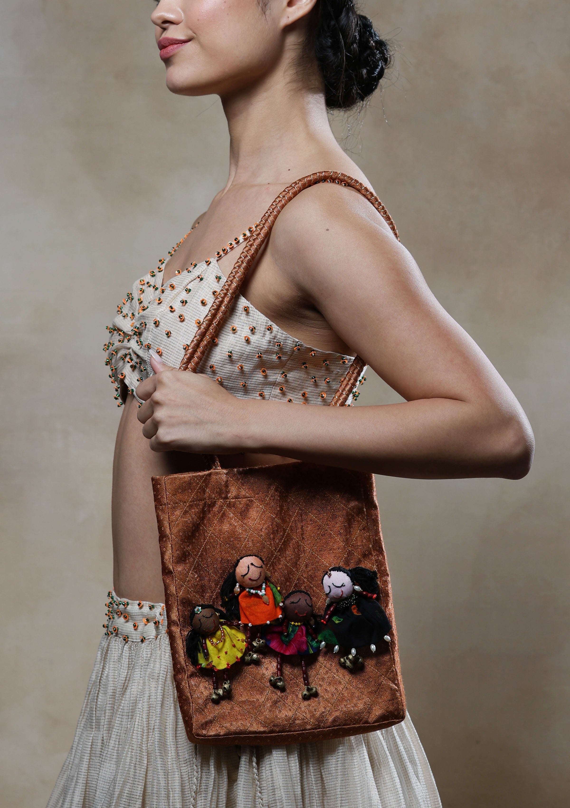 Balushahi Brooch Bag