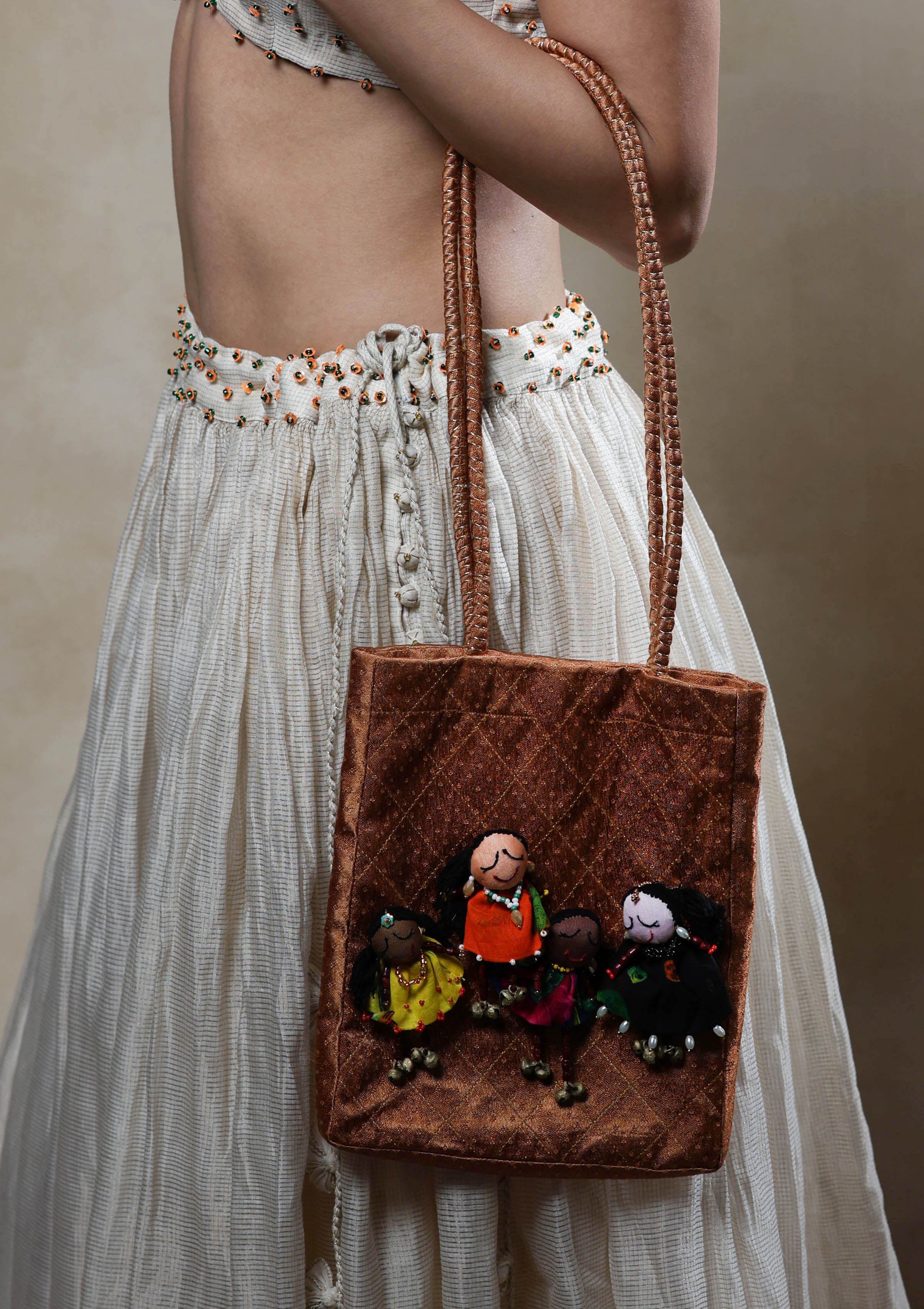 Balushahi Brooch Bag