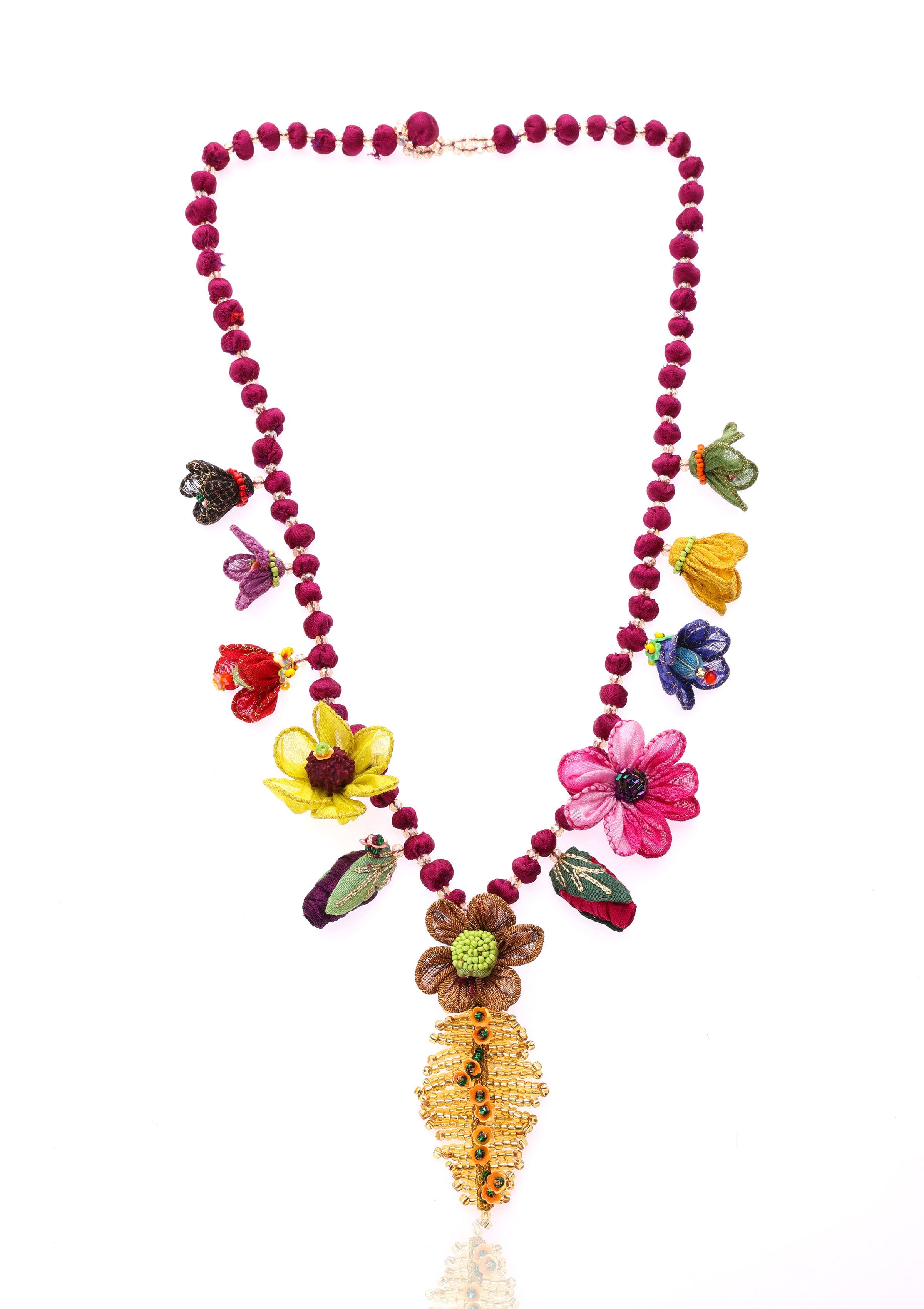 Phoolika Floral Long Necklace