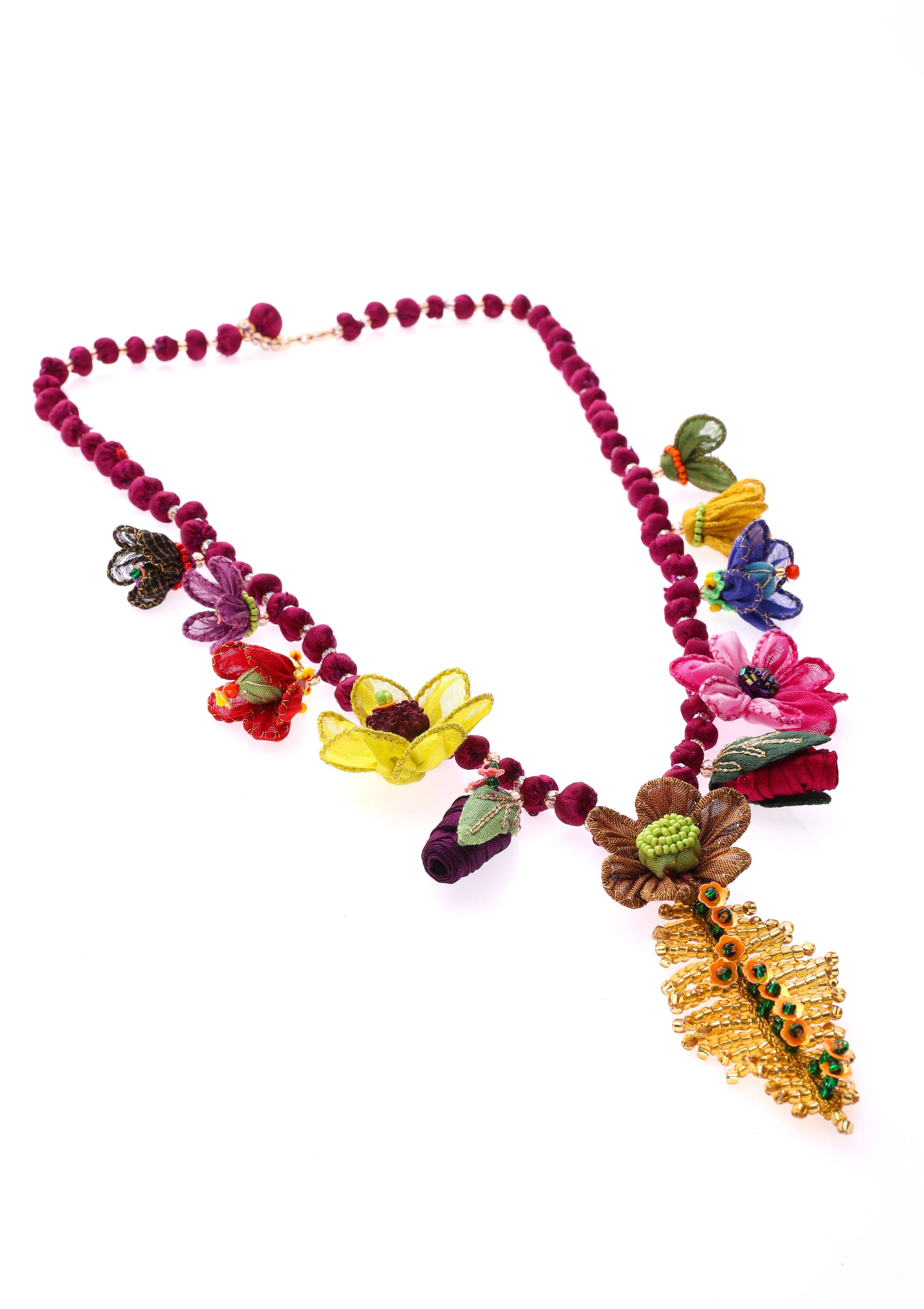 Phoolika Floral Long Necklace