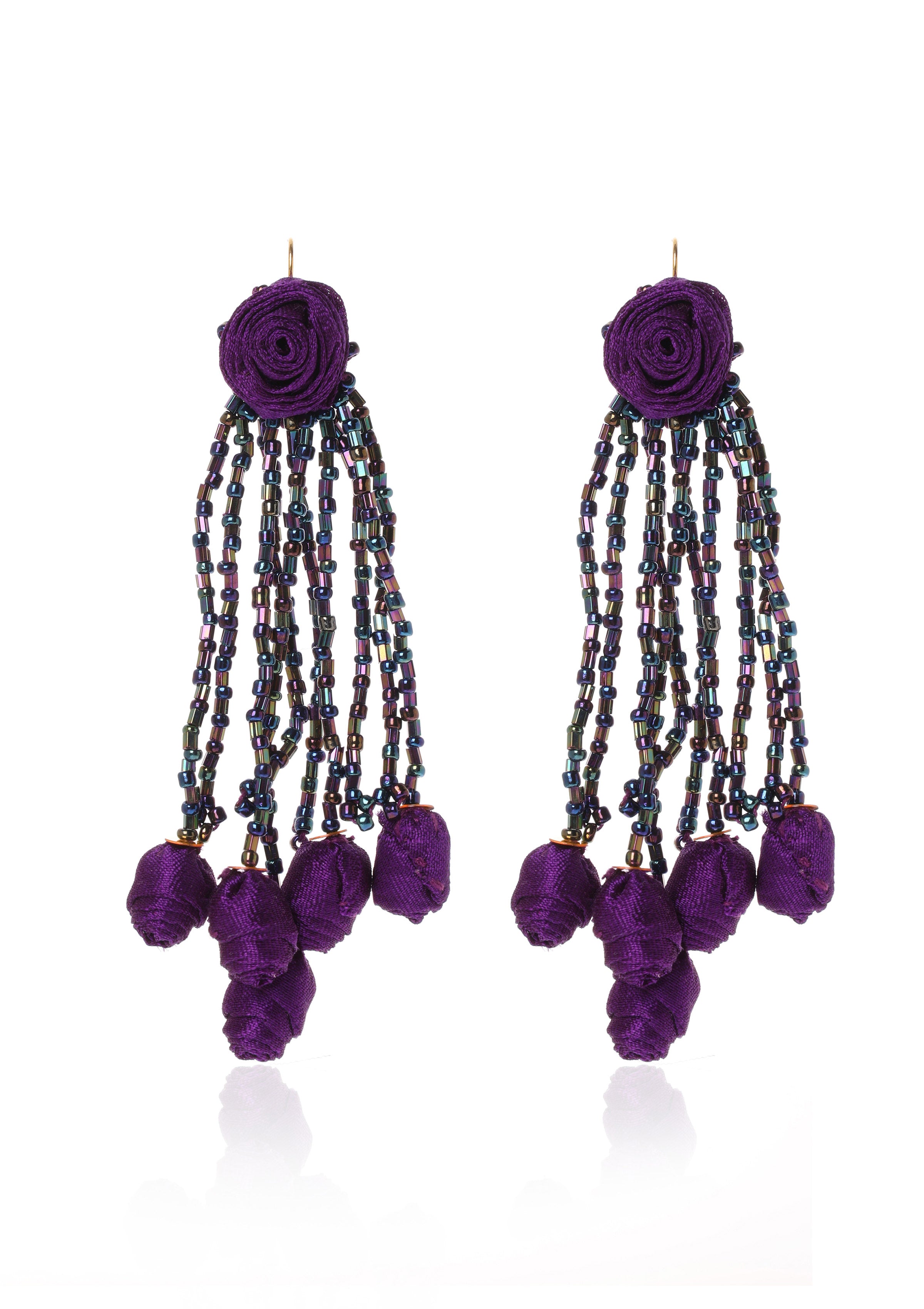 Kanchan Gulab Earrings