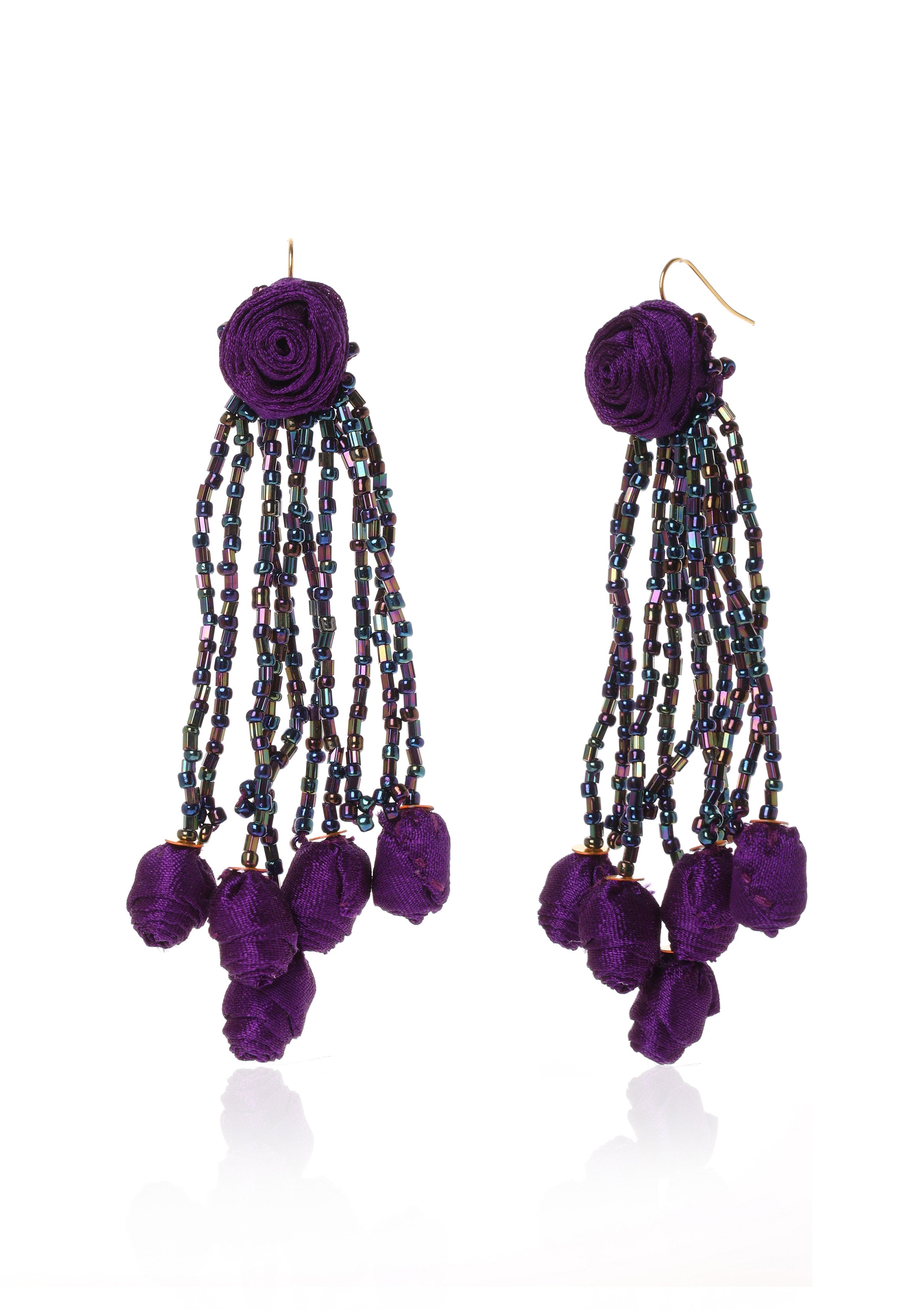 Kanchan Gulab Earrings