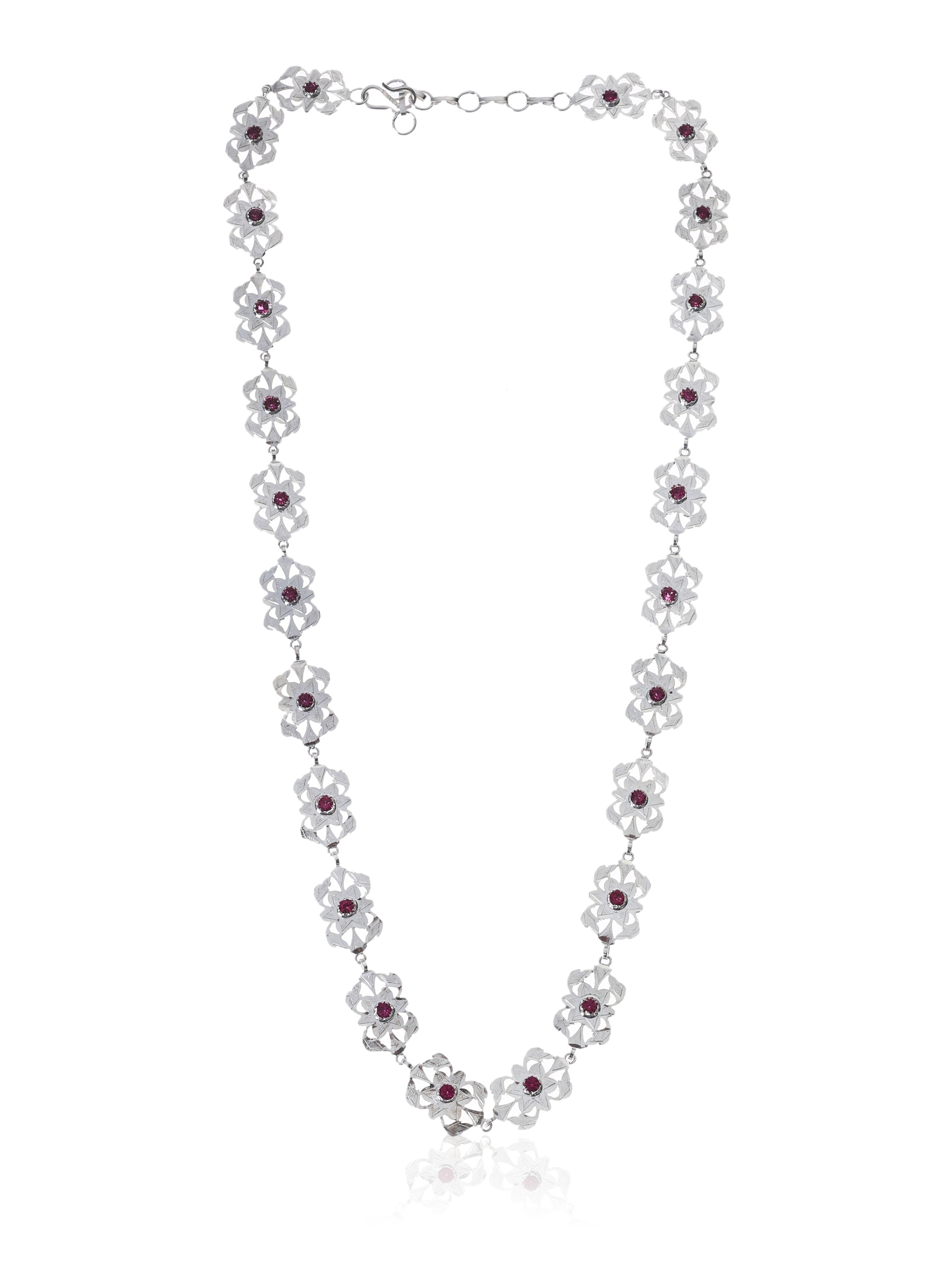 Sarika Handmade Silver Necklace & Earrings Set