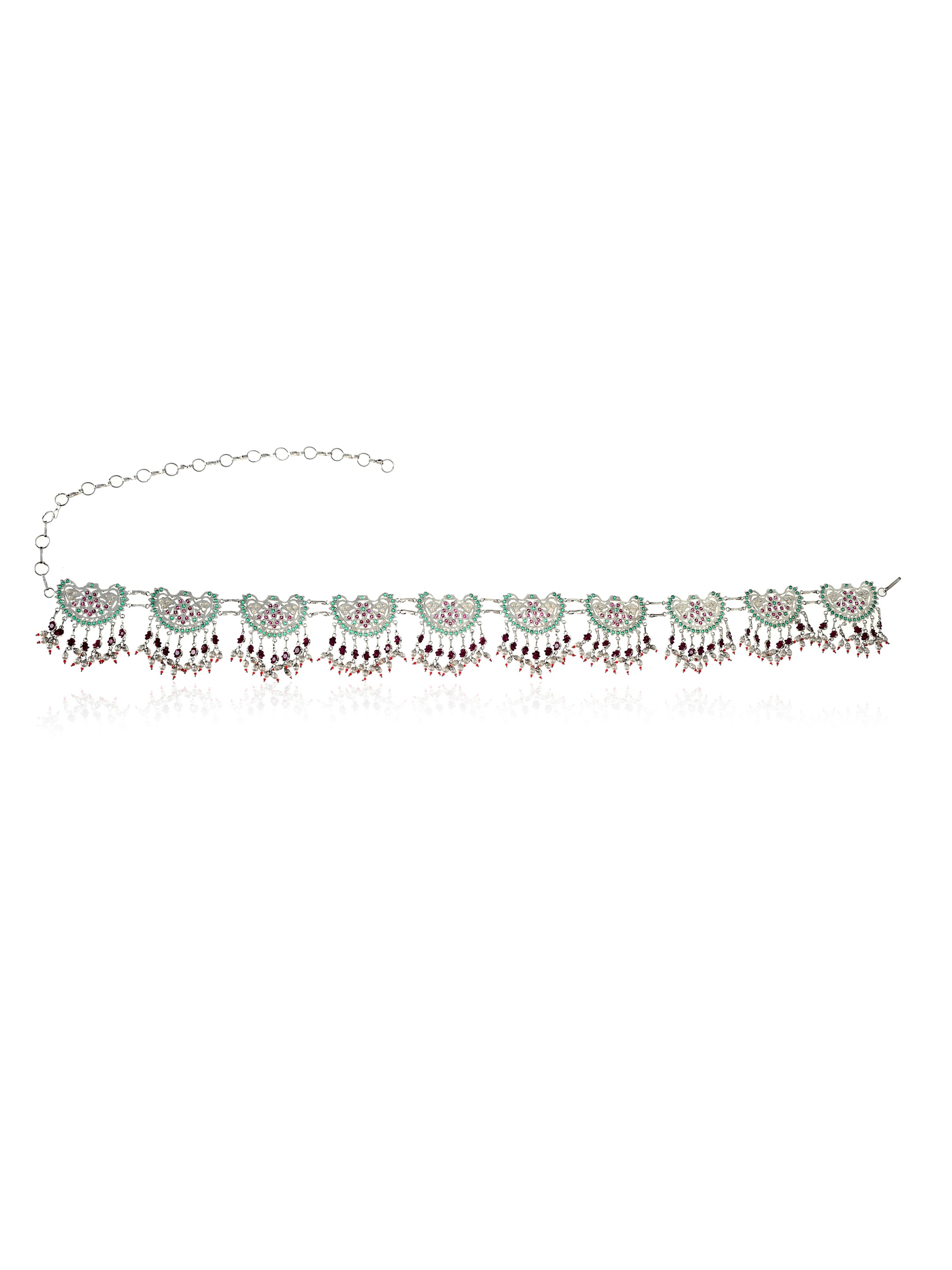 Yamini Handmade Silver kamarband