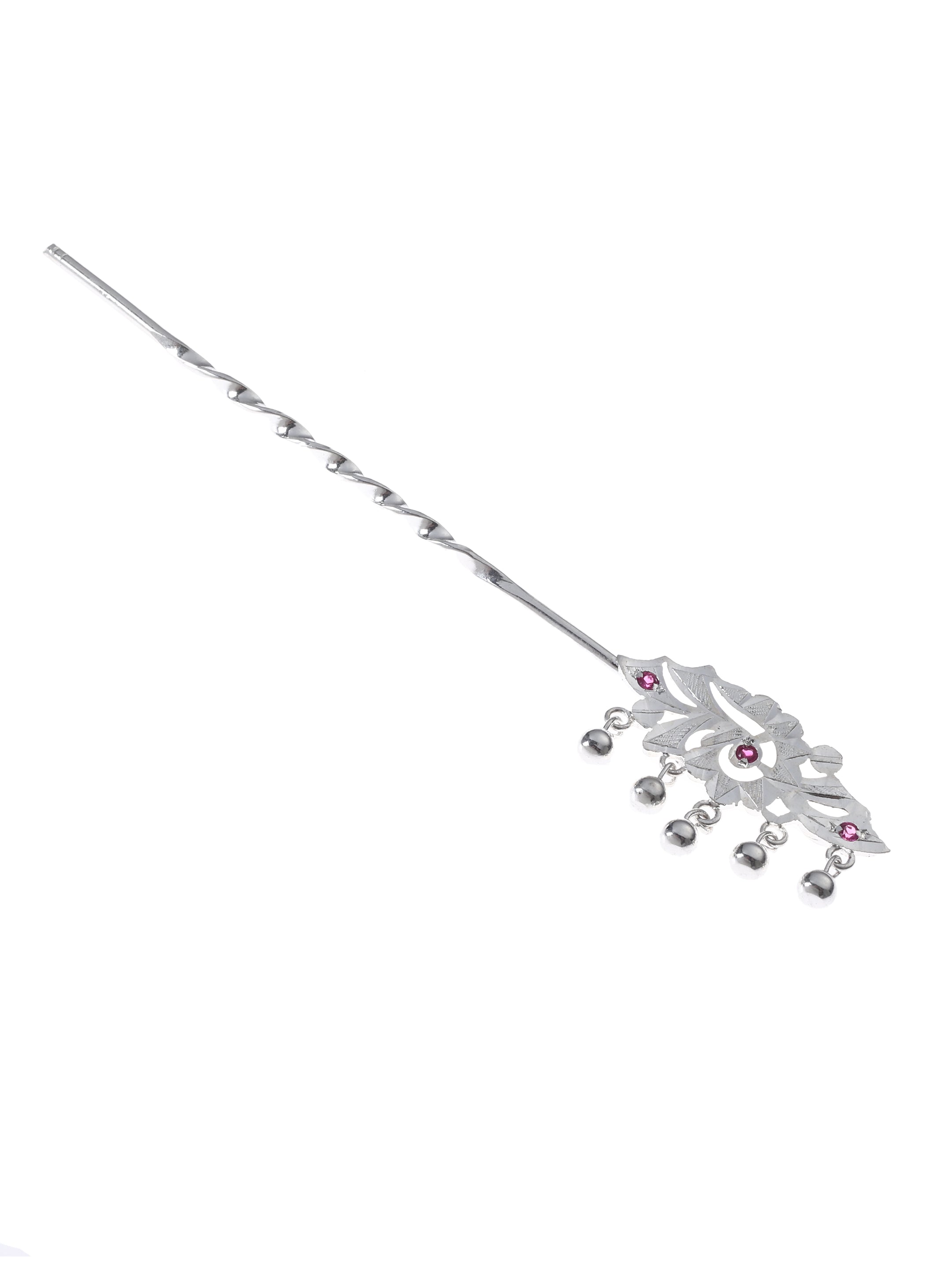 Ena Handmade Silver Hairpin