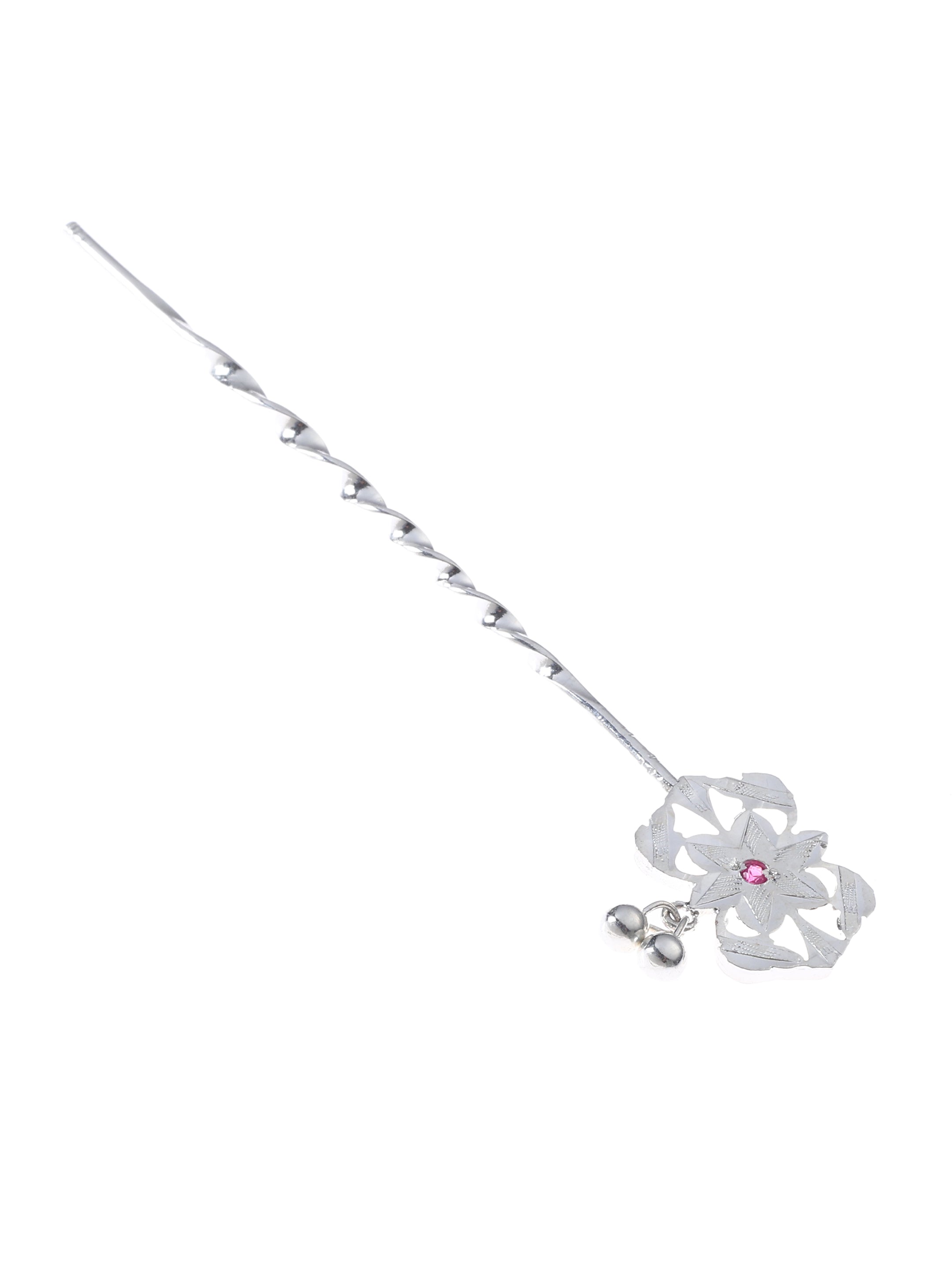 Ragini Handmade Silver Hairpin