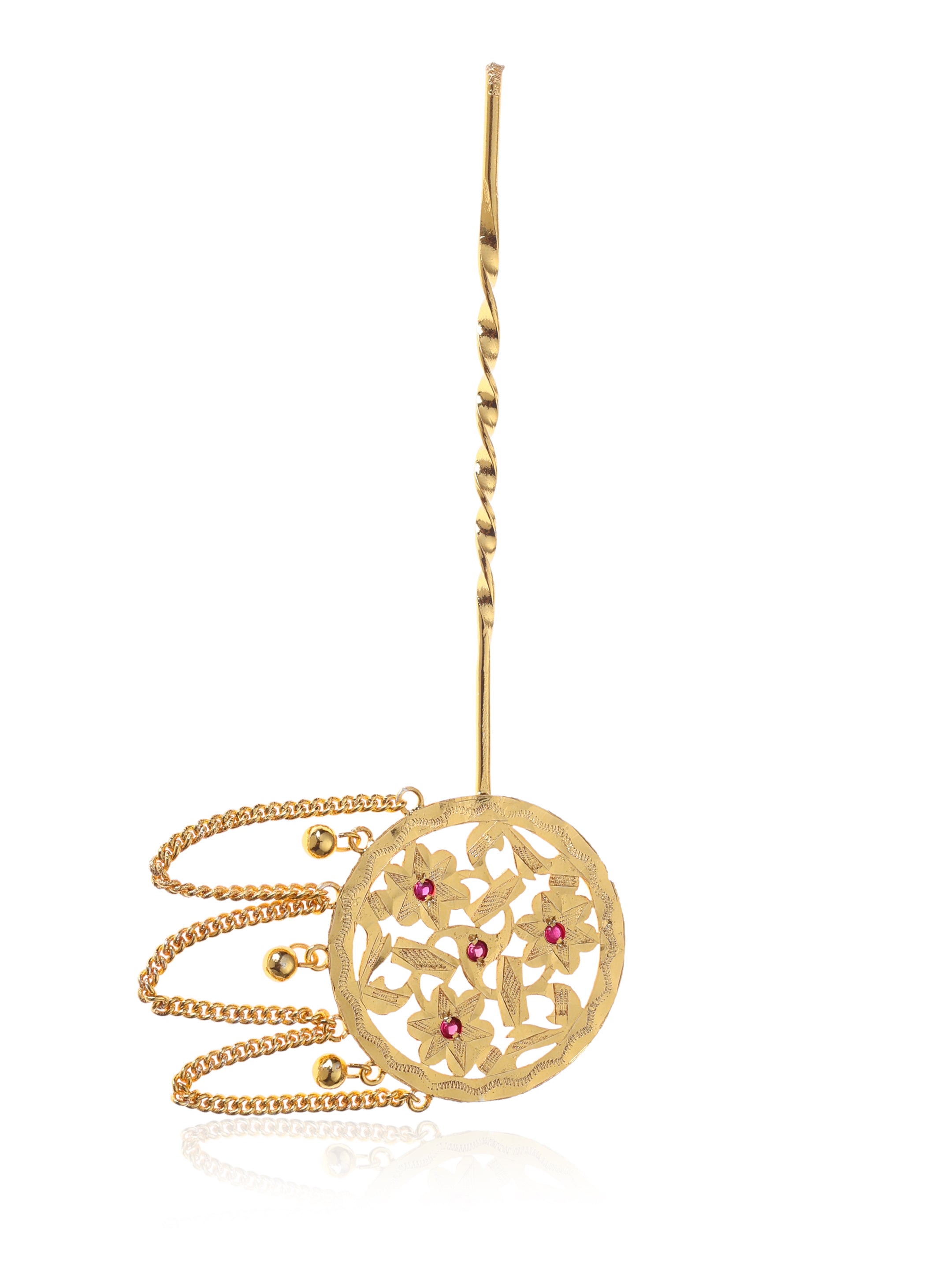 Eira Gold Tone Silver Hairpin