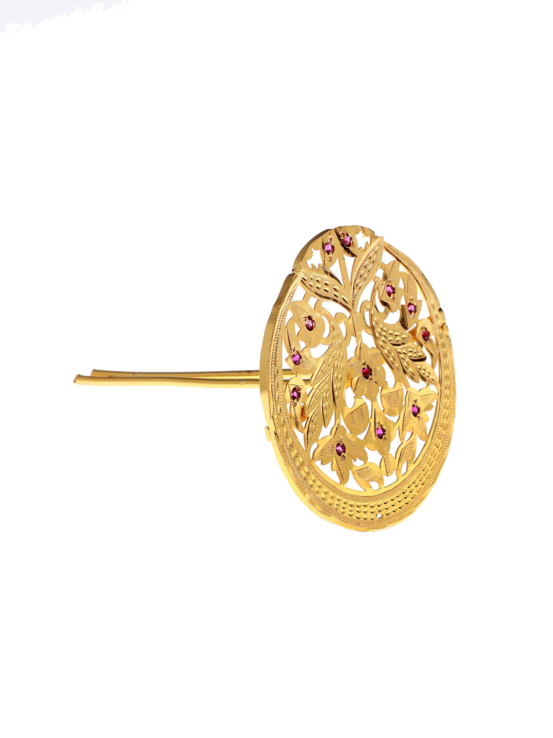 Ziva Gold Tone Silver Hairpin