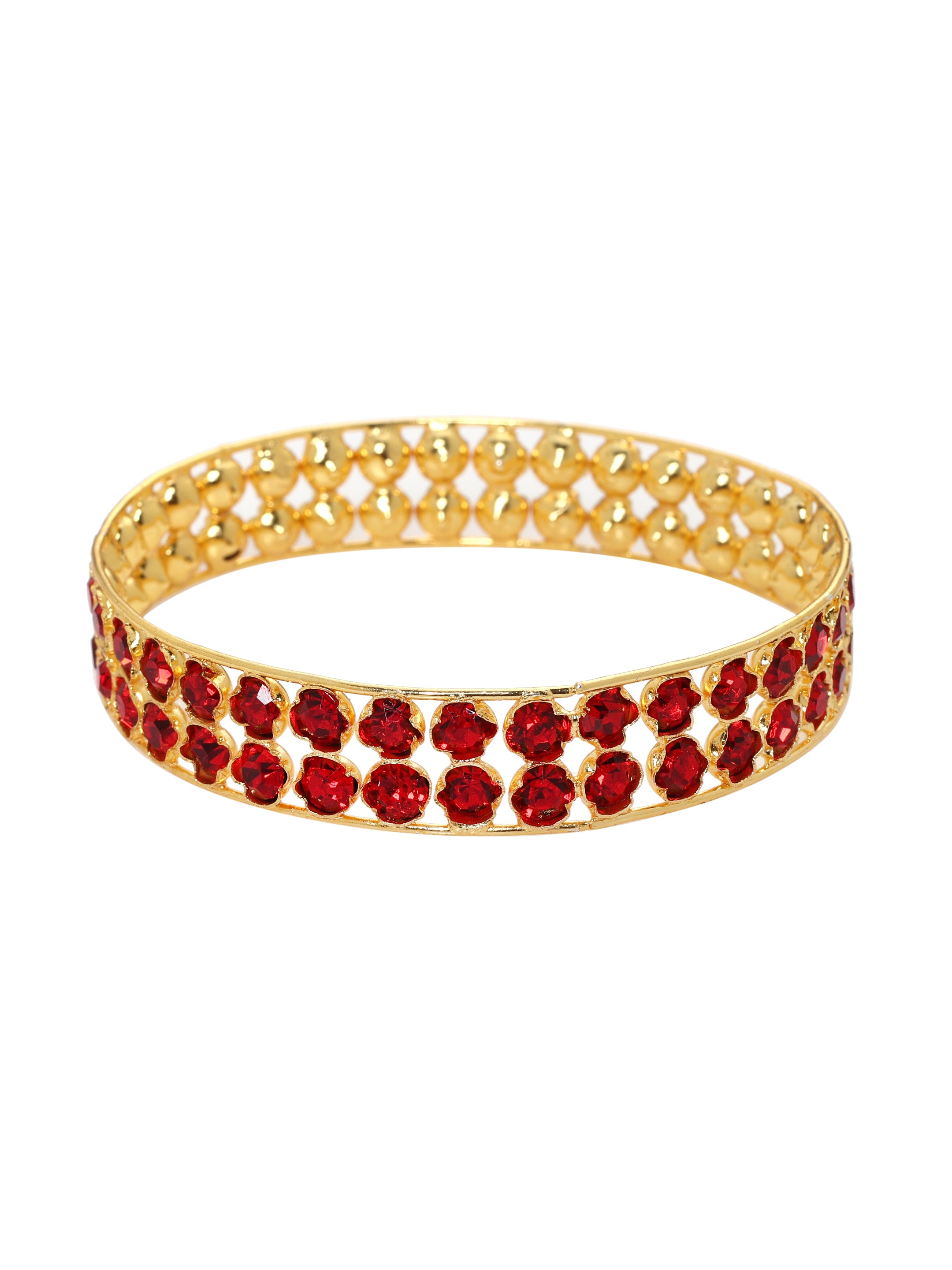Garima Gold Tone Silver Bangle