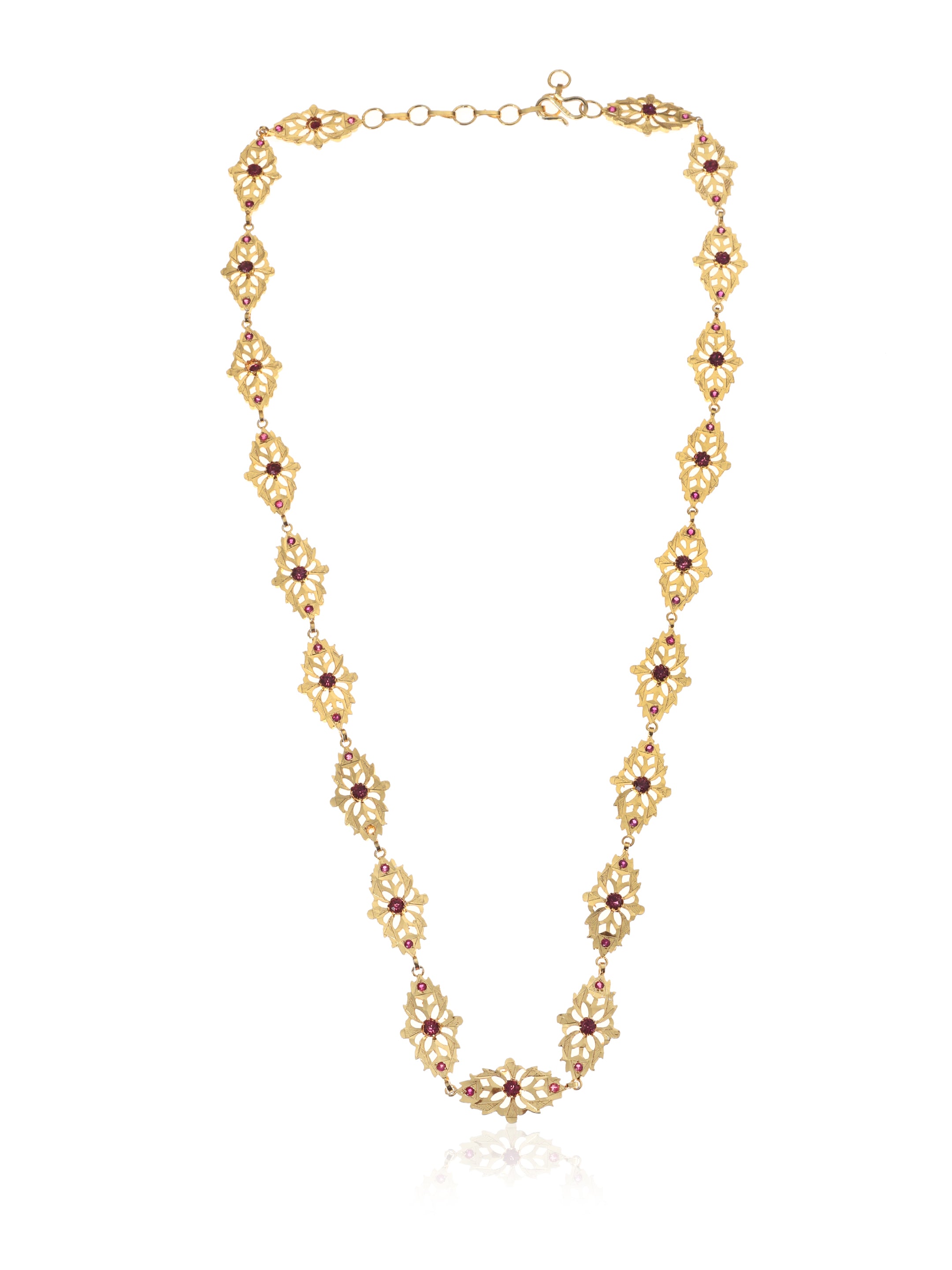 Sunganti Gold Tone Silver Necklace
