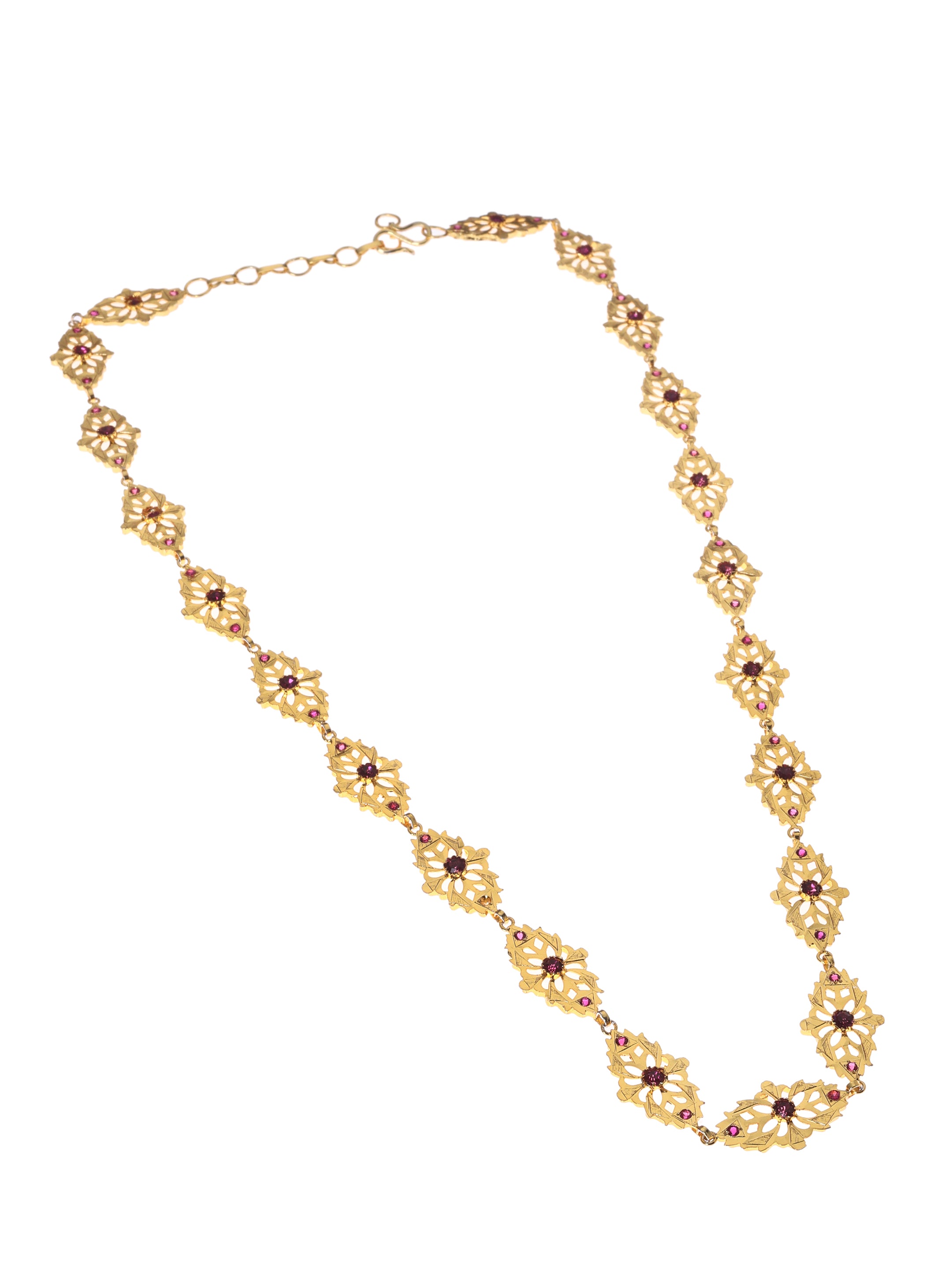 Sunganti Gold Tone Silver Necklace