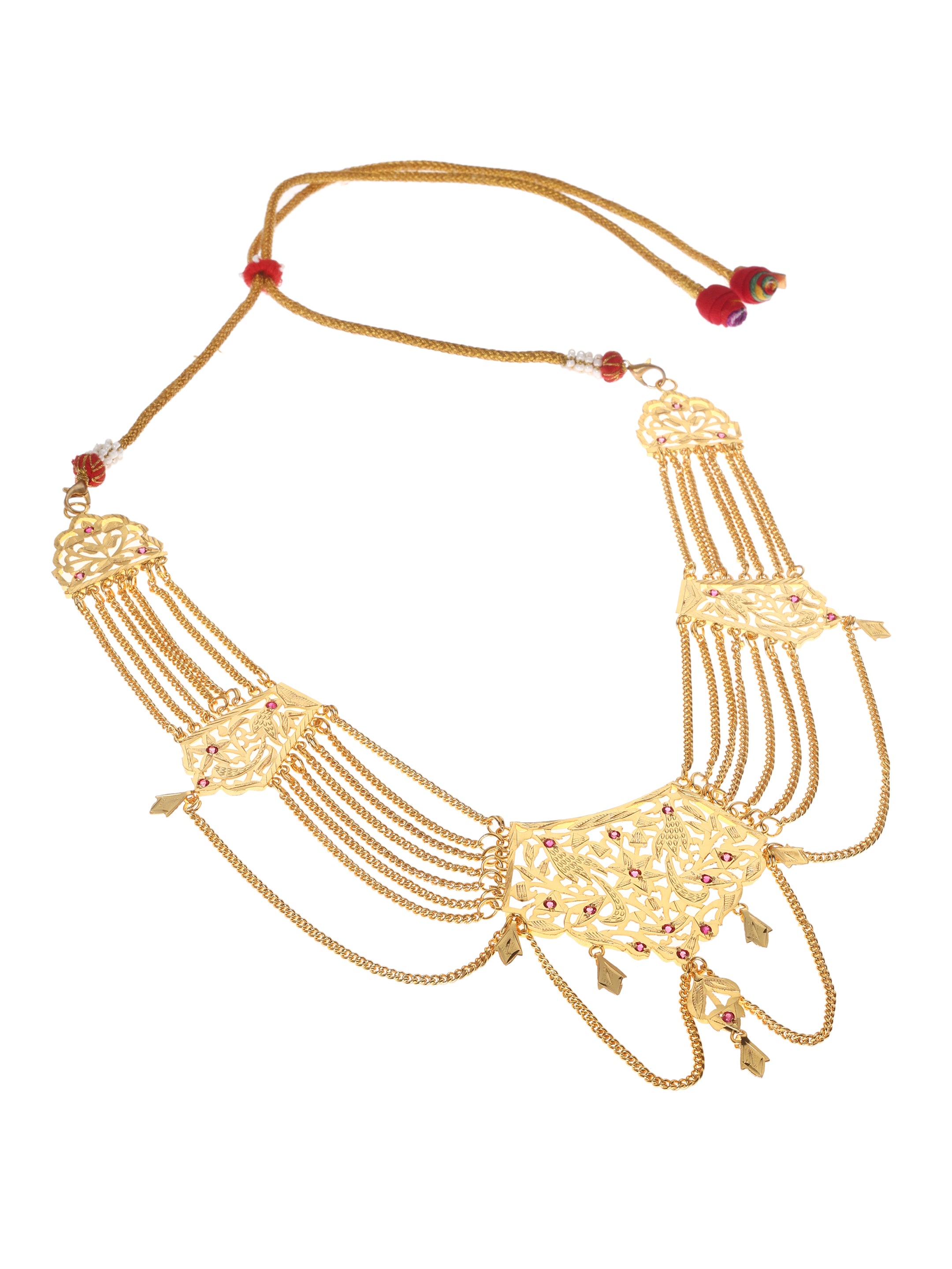 Mahira Gold Tone Silver Necklace