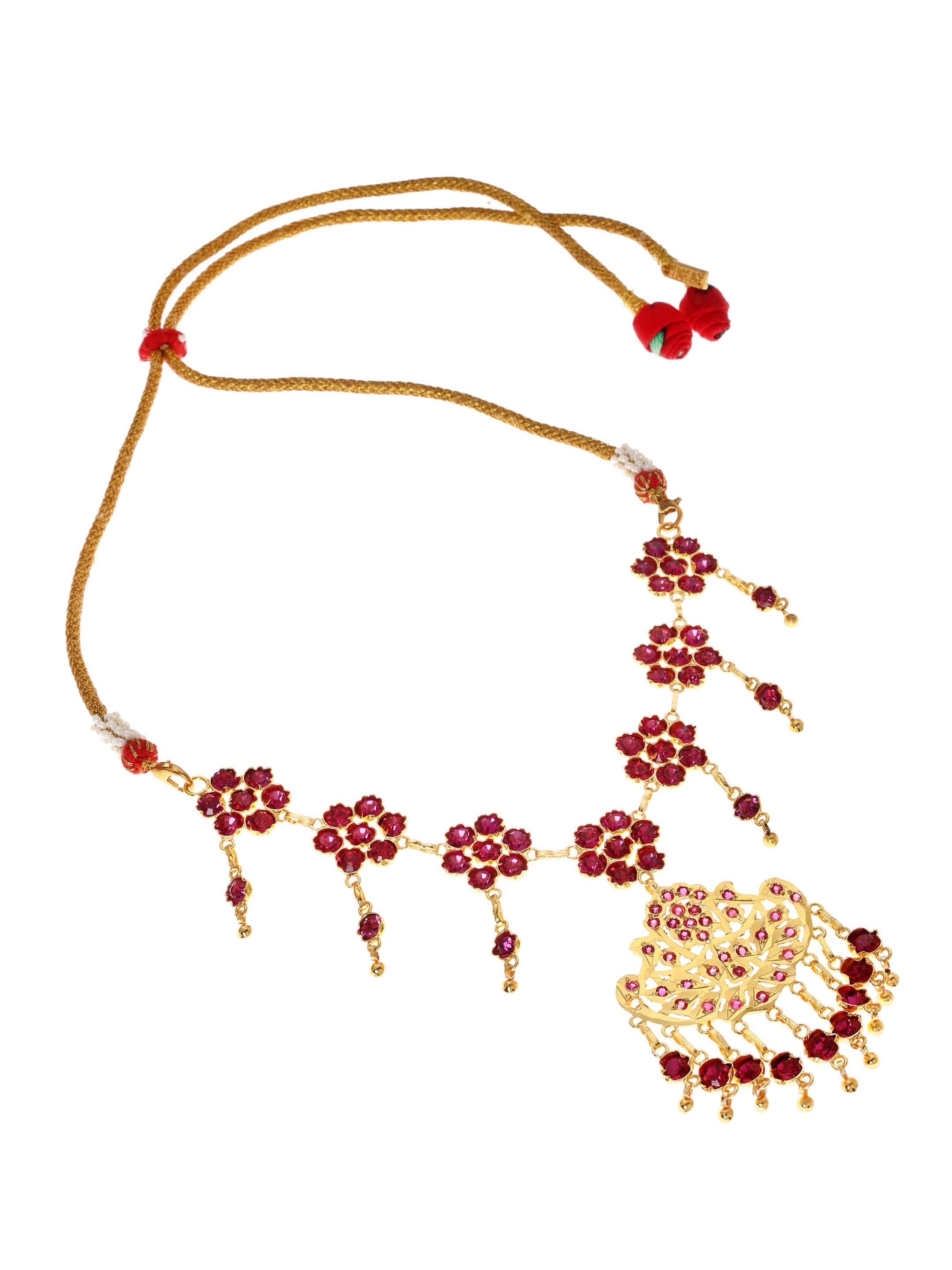 Mitra Gold Tone Necklace & Earrings Set