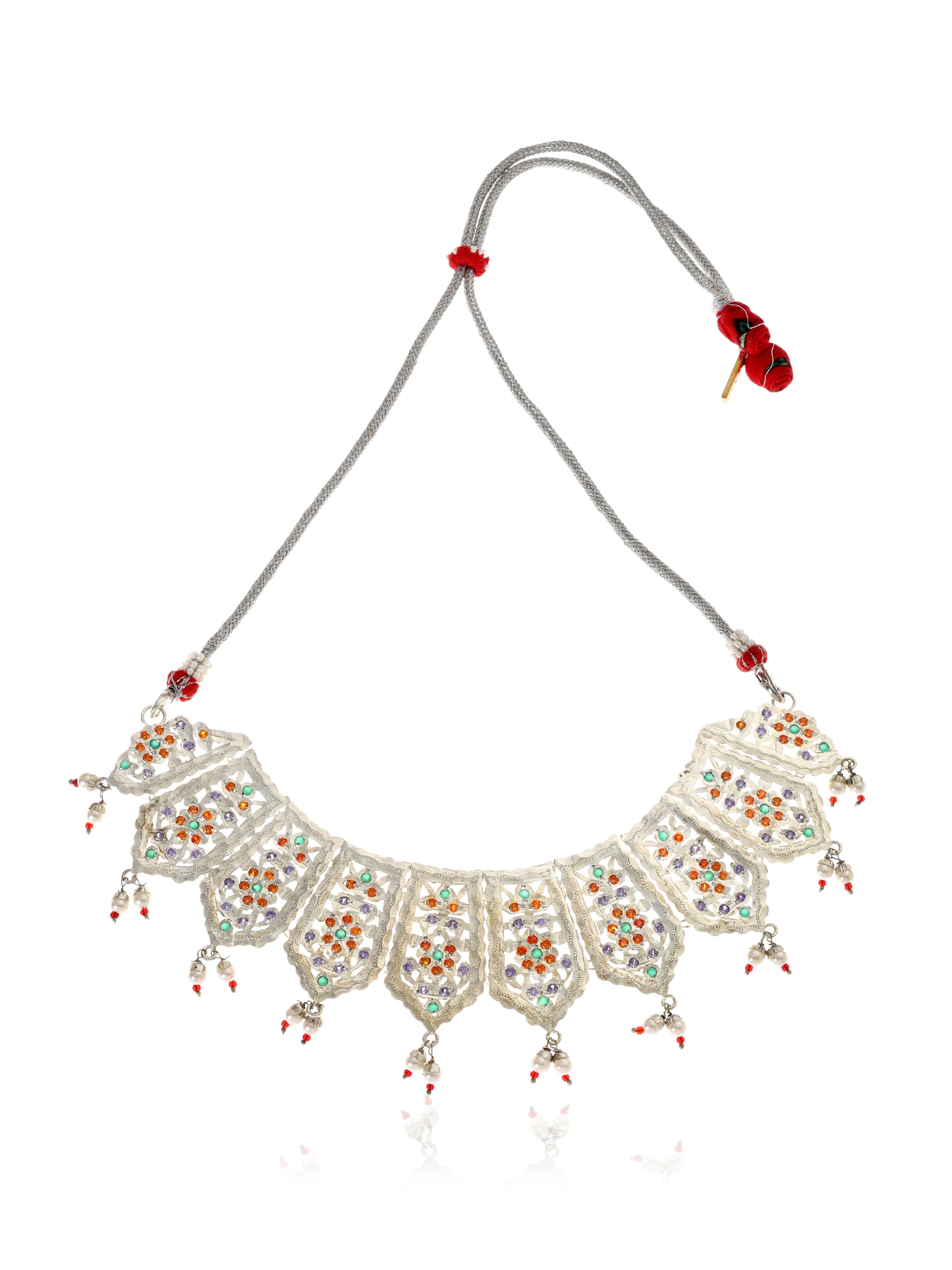 Mayuri Handmade Silver Necklace