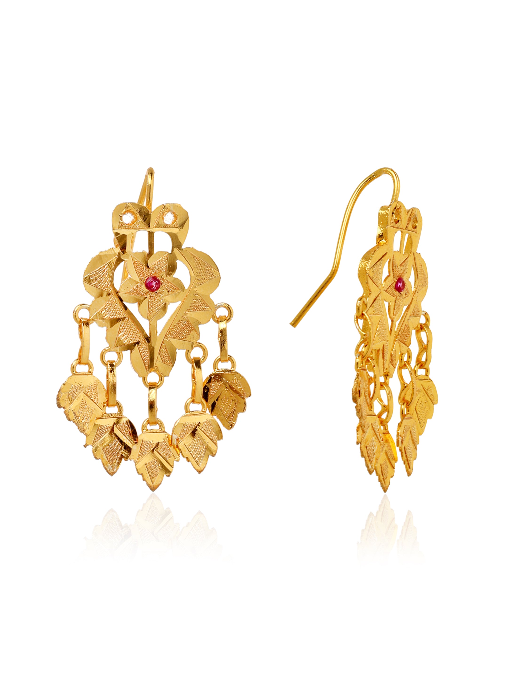 Imrana Gold Tone Silver Earrings