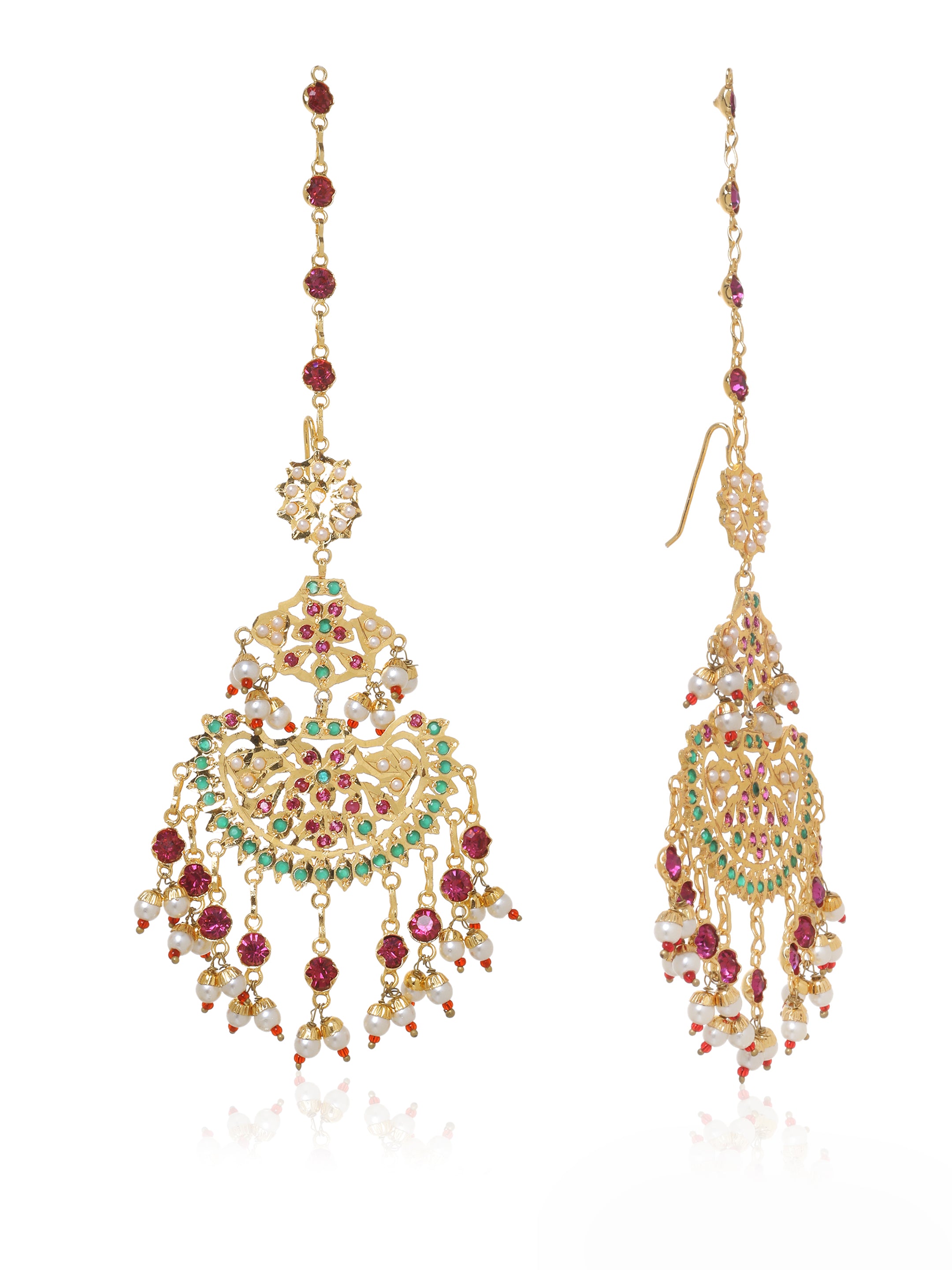 Sabira Gold Tone Silver Earrings
