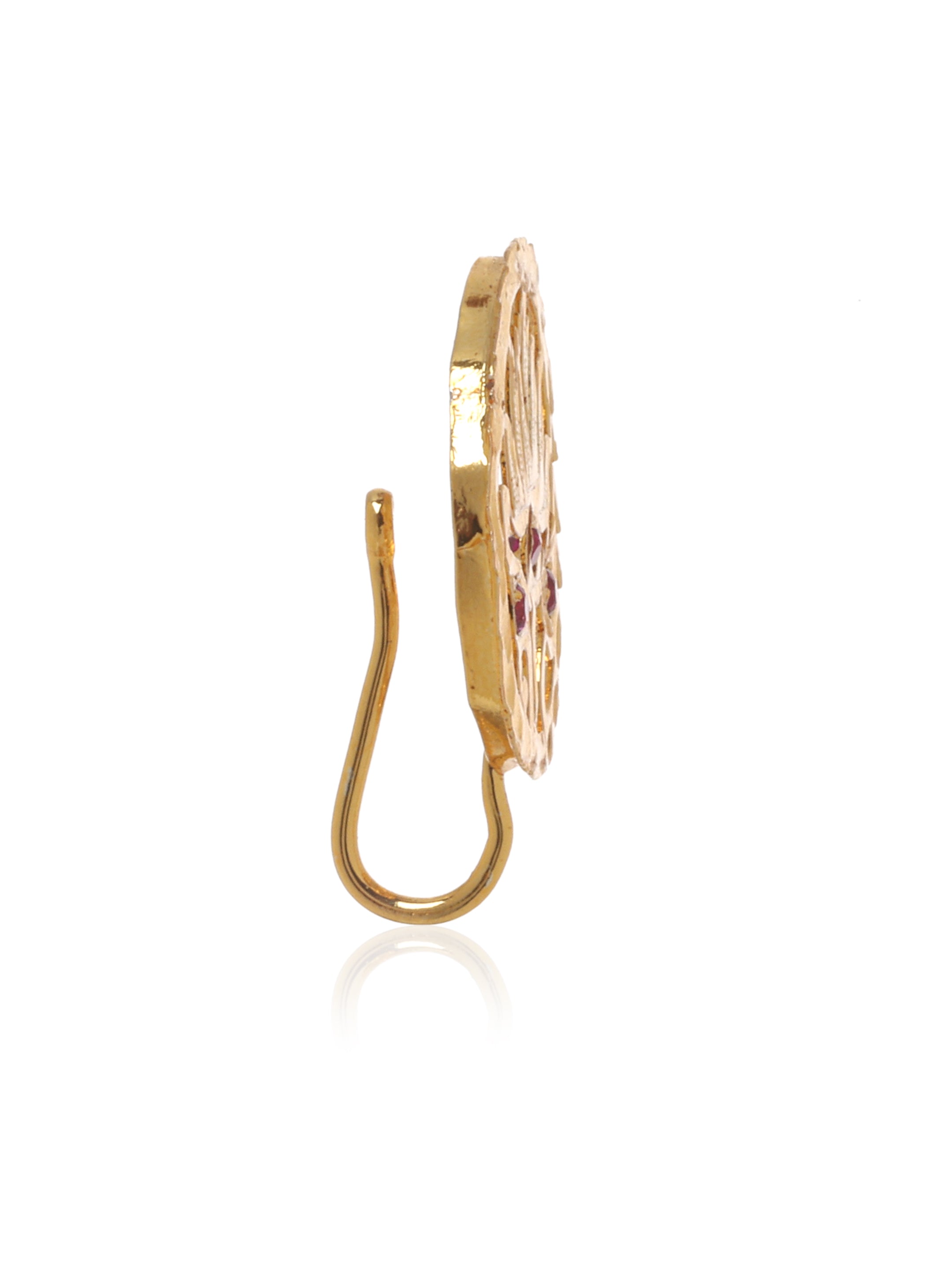 Amara Gold Tone Silver Nosepin