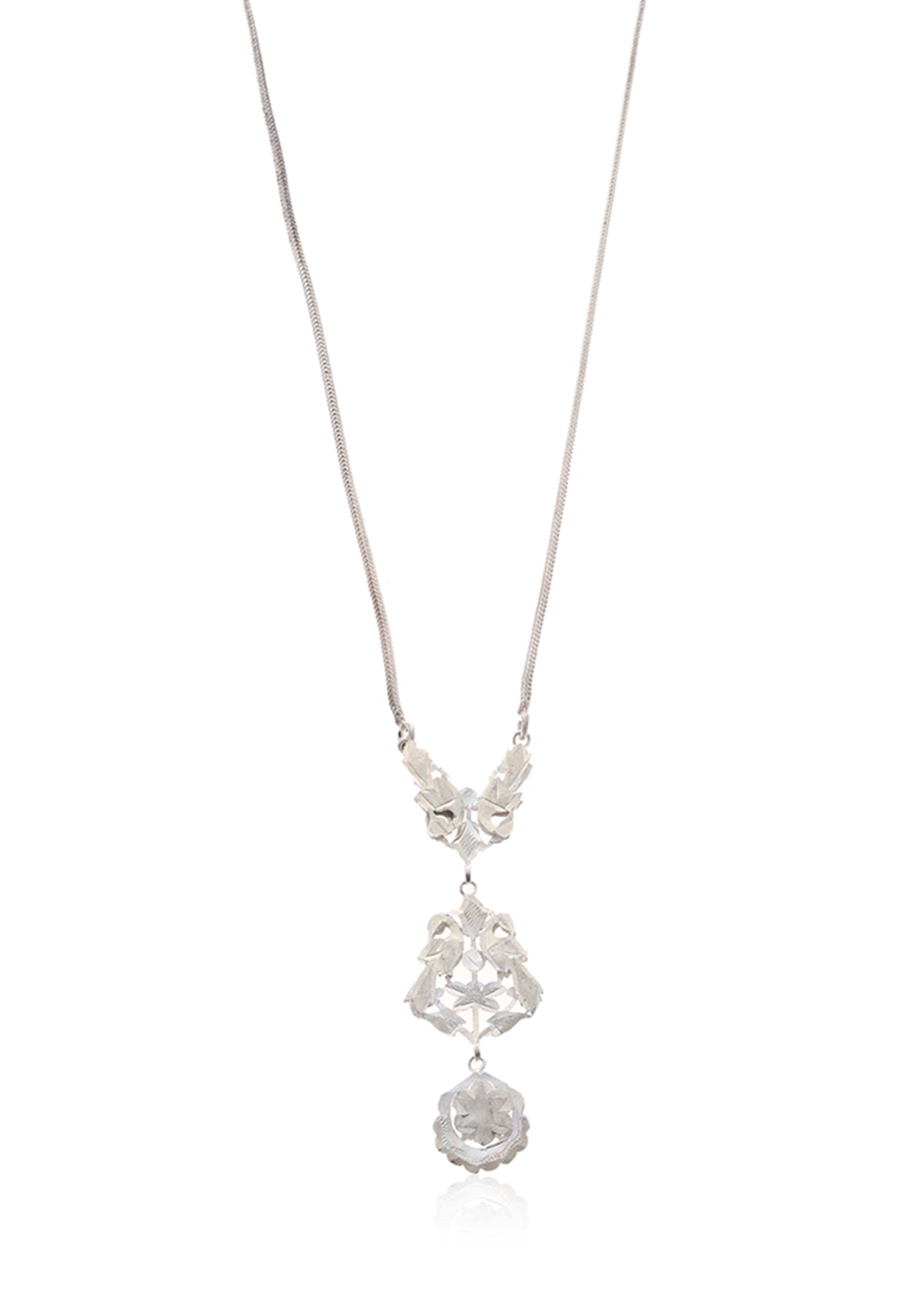 Abhilasha Silver Necklace