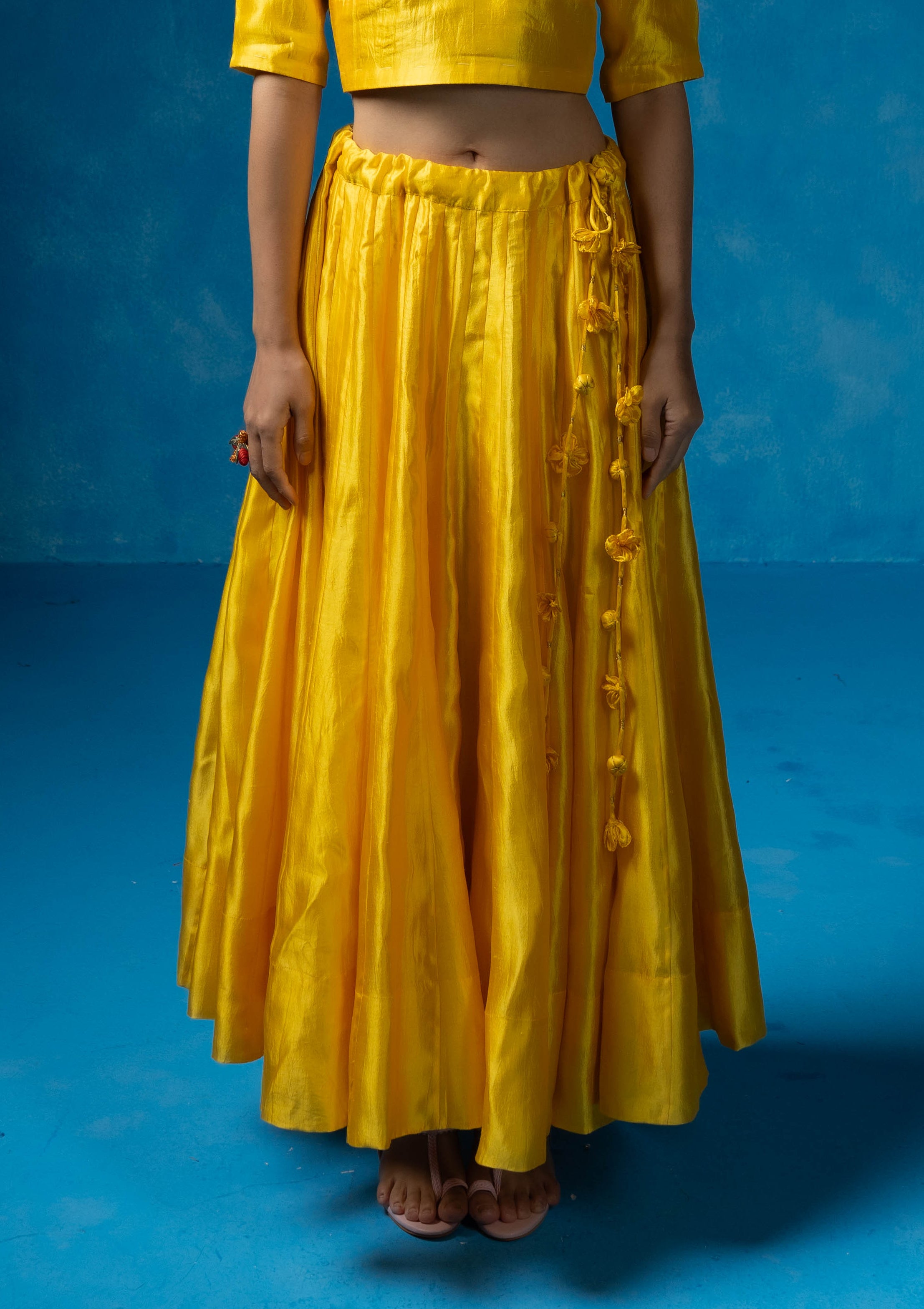 Palash Silk Skirt