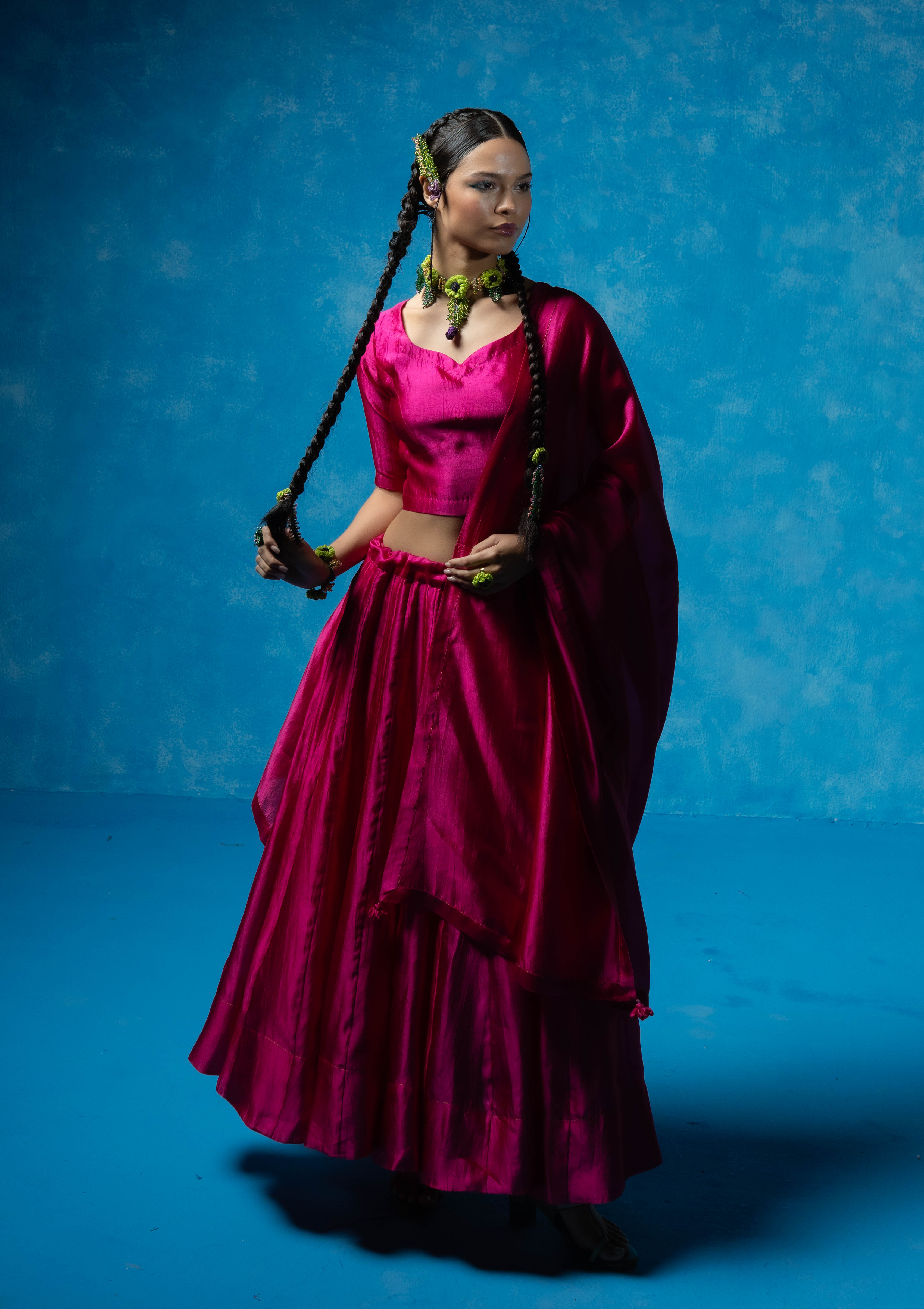 Rubab Blouse, Skirt & Dupatta Set