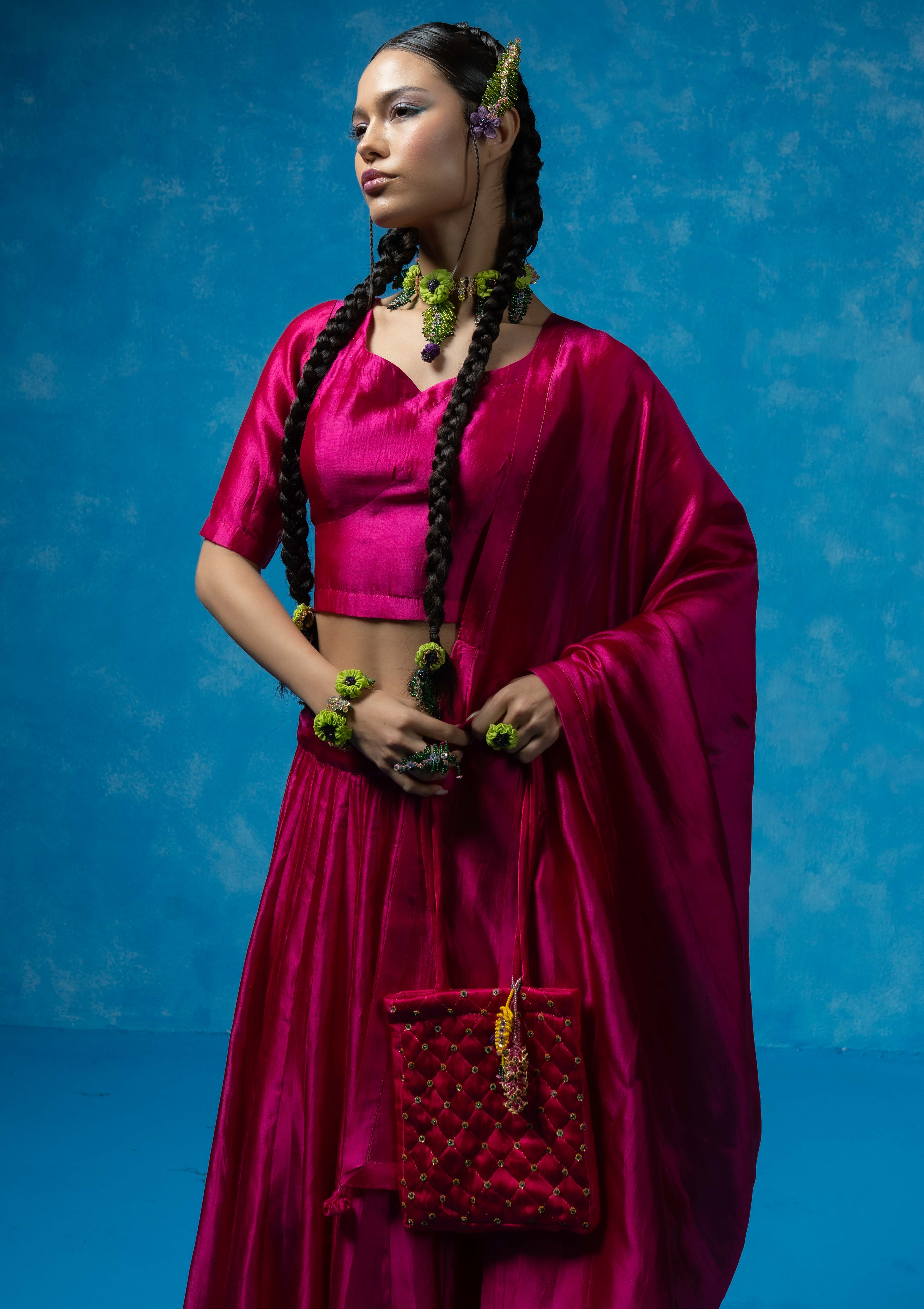 Rubab Blouse, Skirt & Dupatta Set