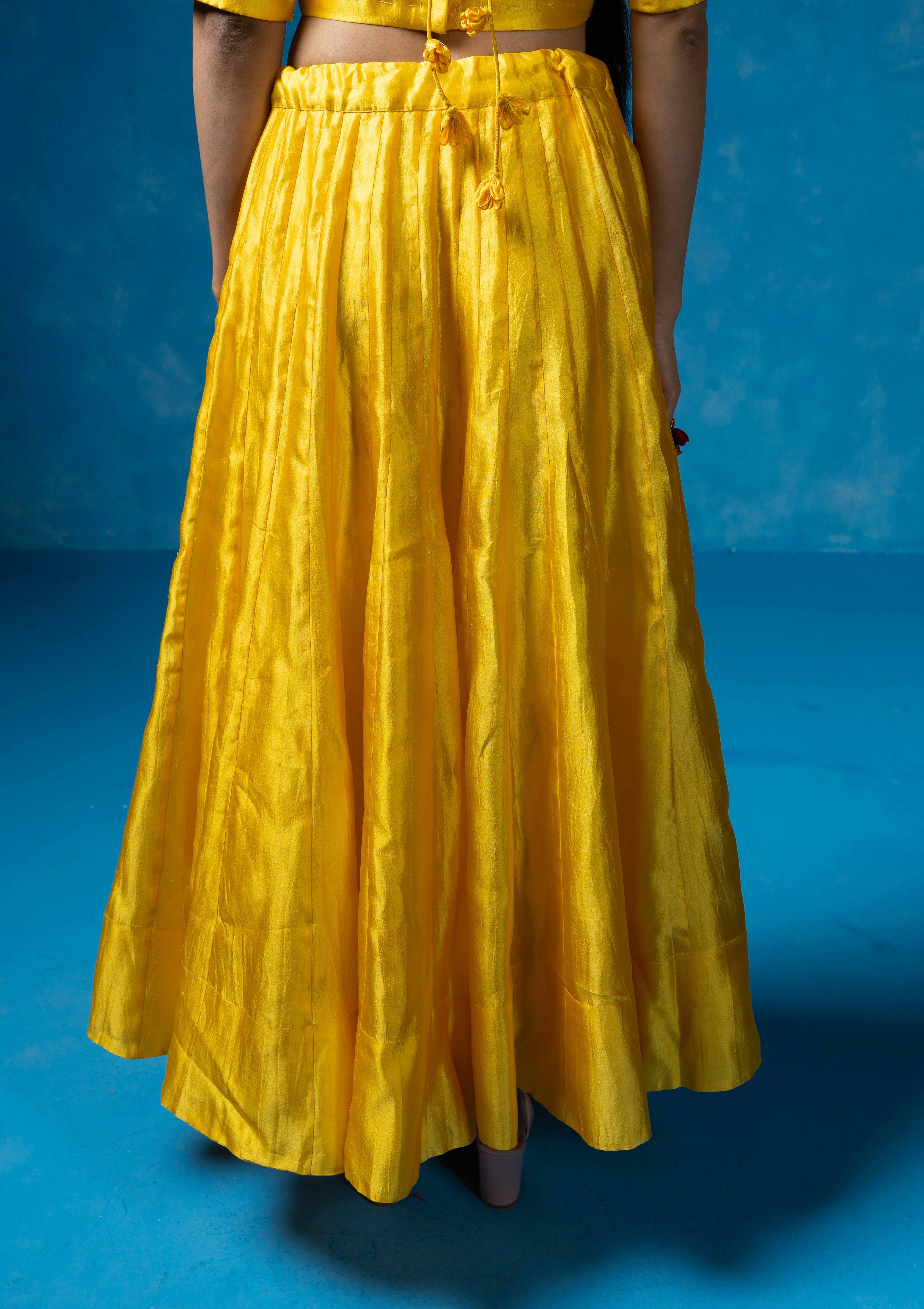 Palash Silk Skirt