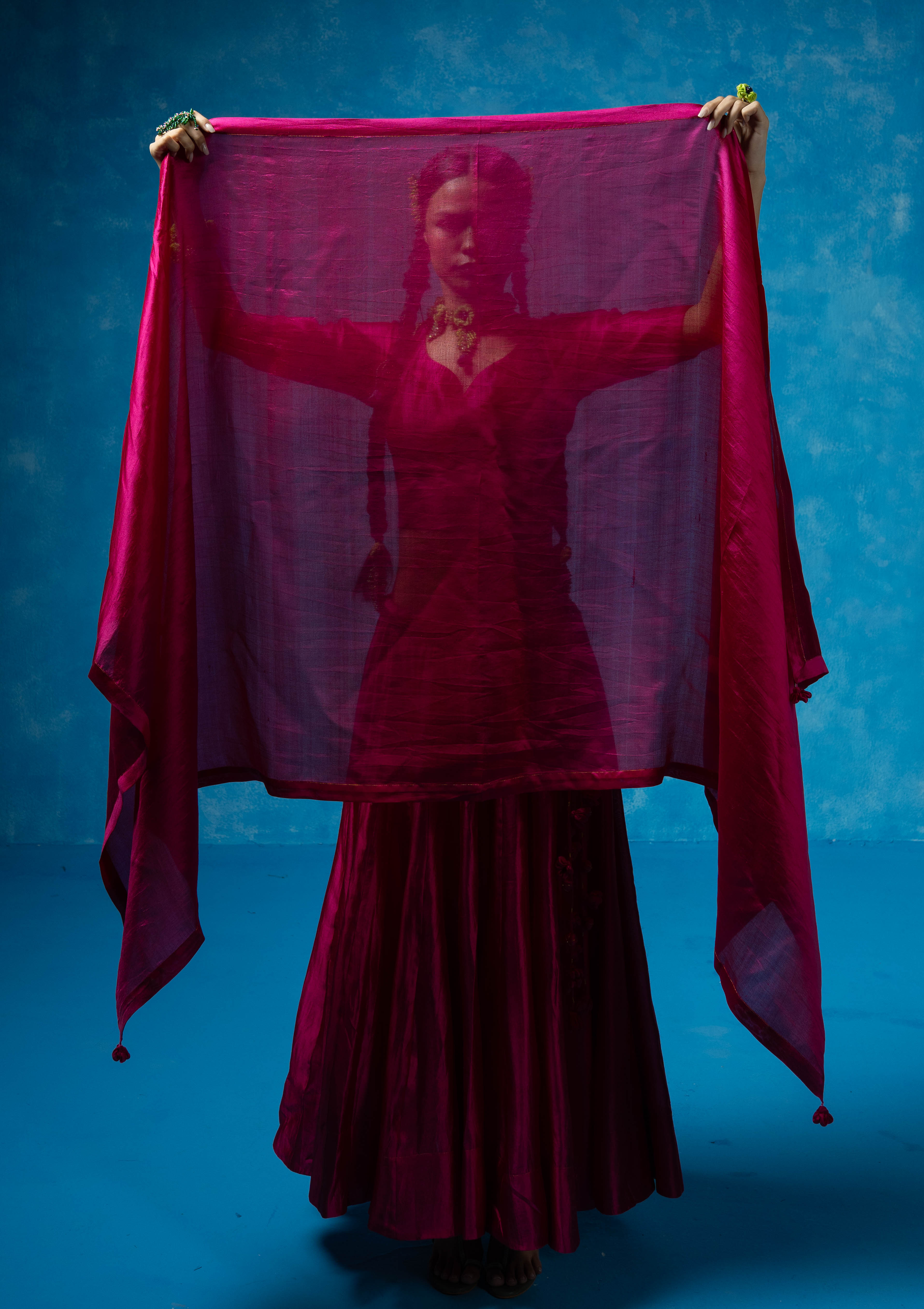 Rubab Blouse, Skirt & Dupatta Set