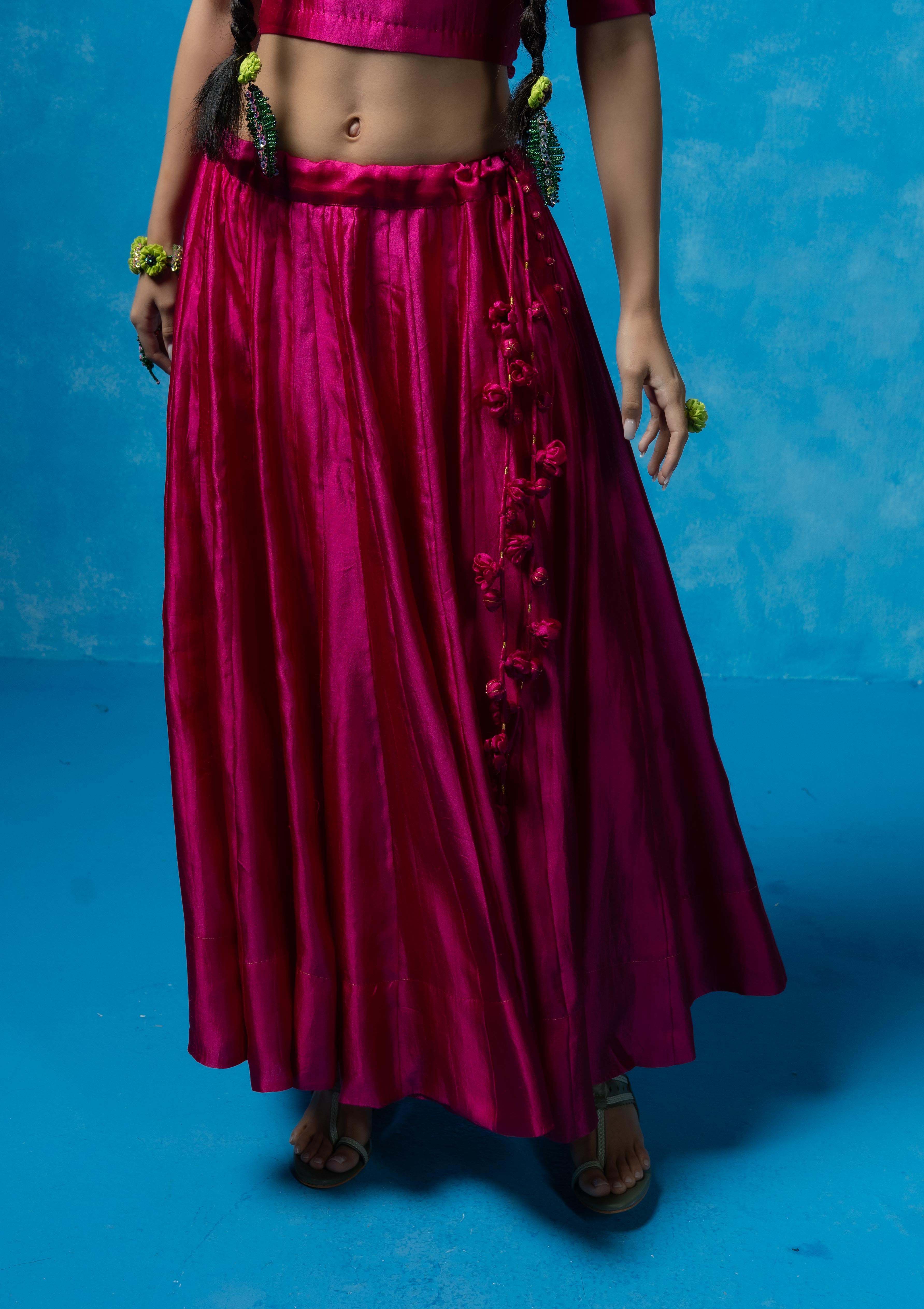 Rubab Silk Skirt