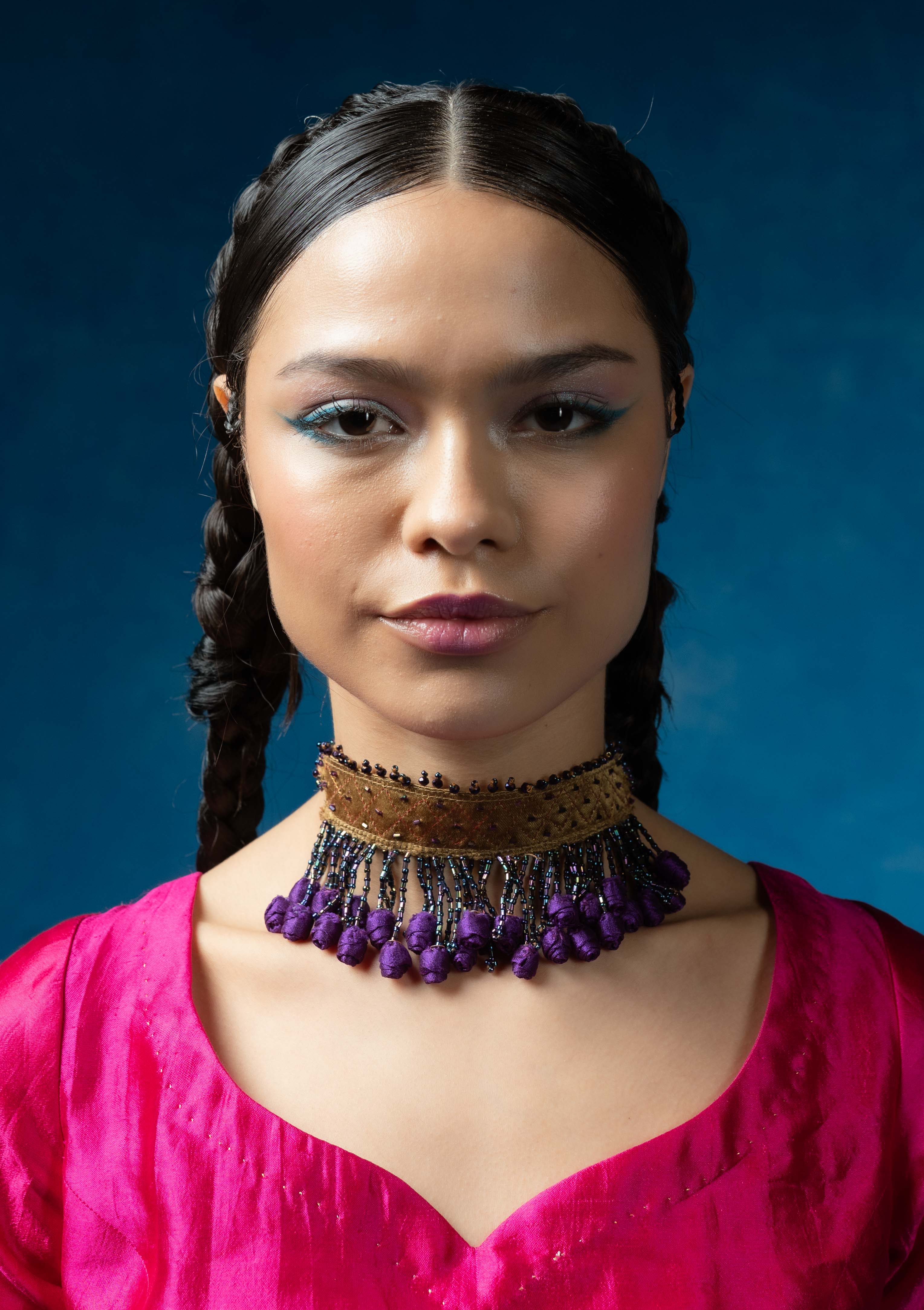 Kanchan Gulab Necklace