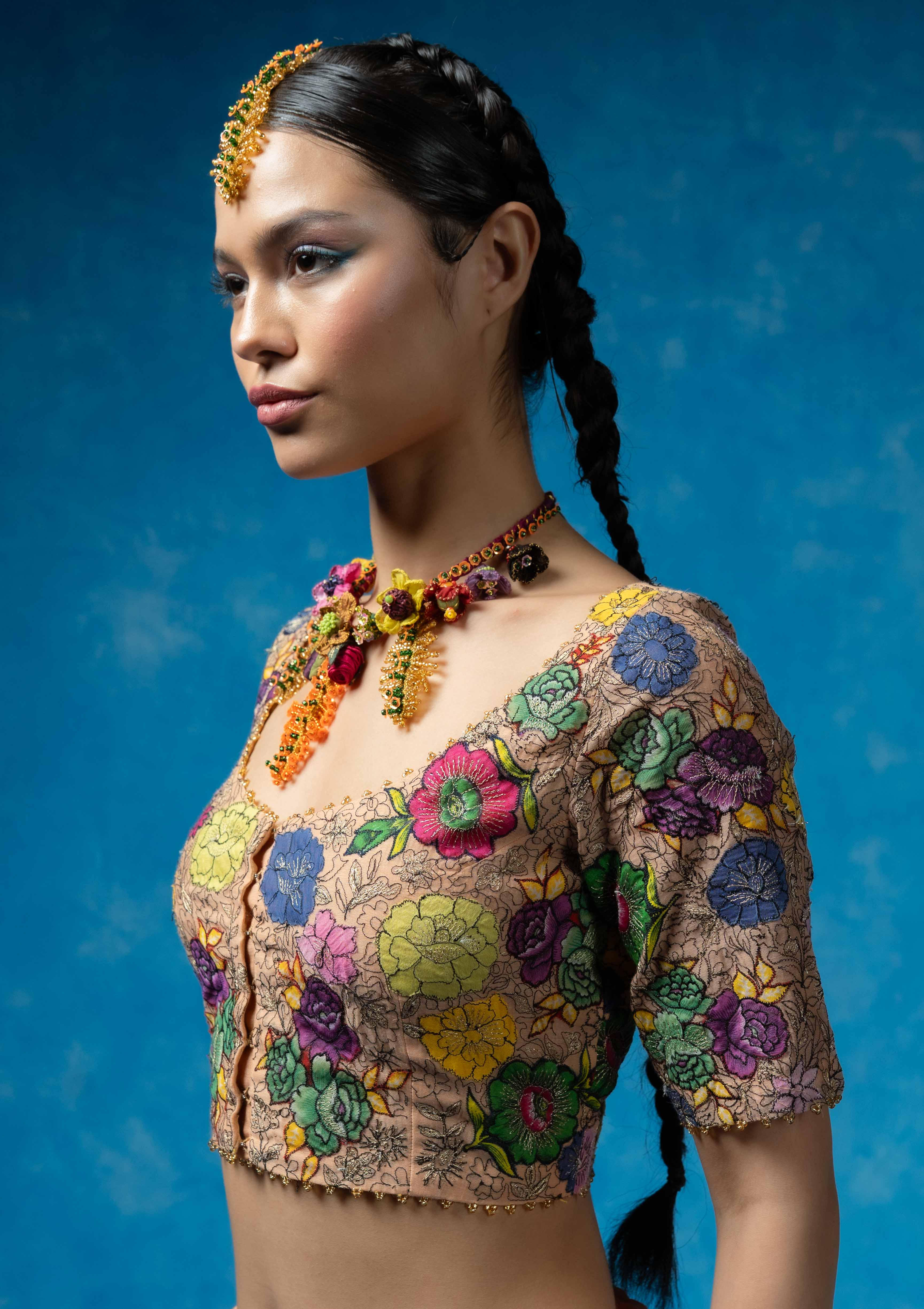 Indri Chanderi Blouse