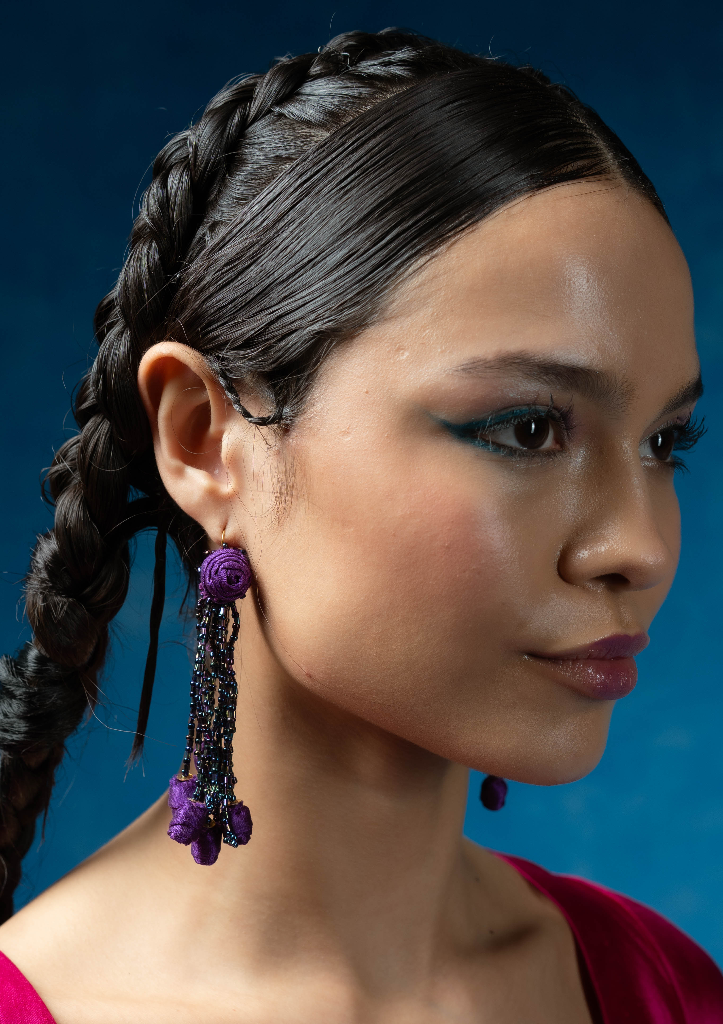 Kanchan Gulab Earrings