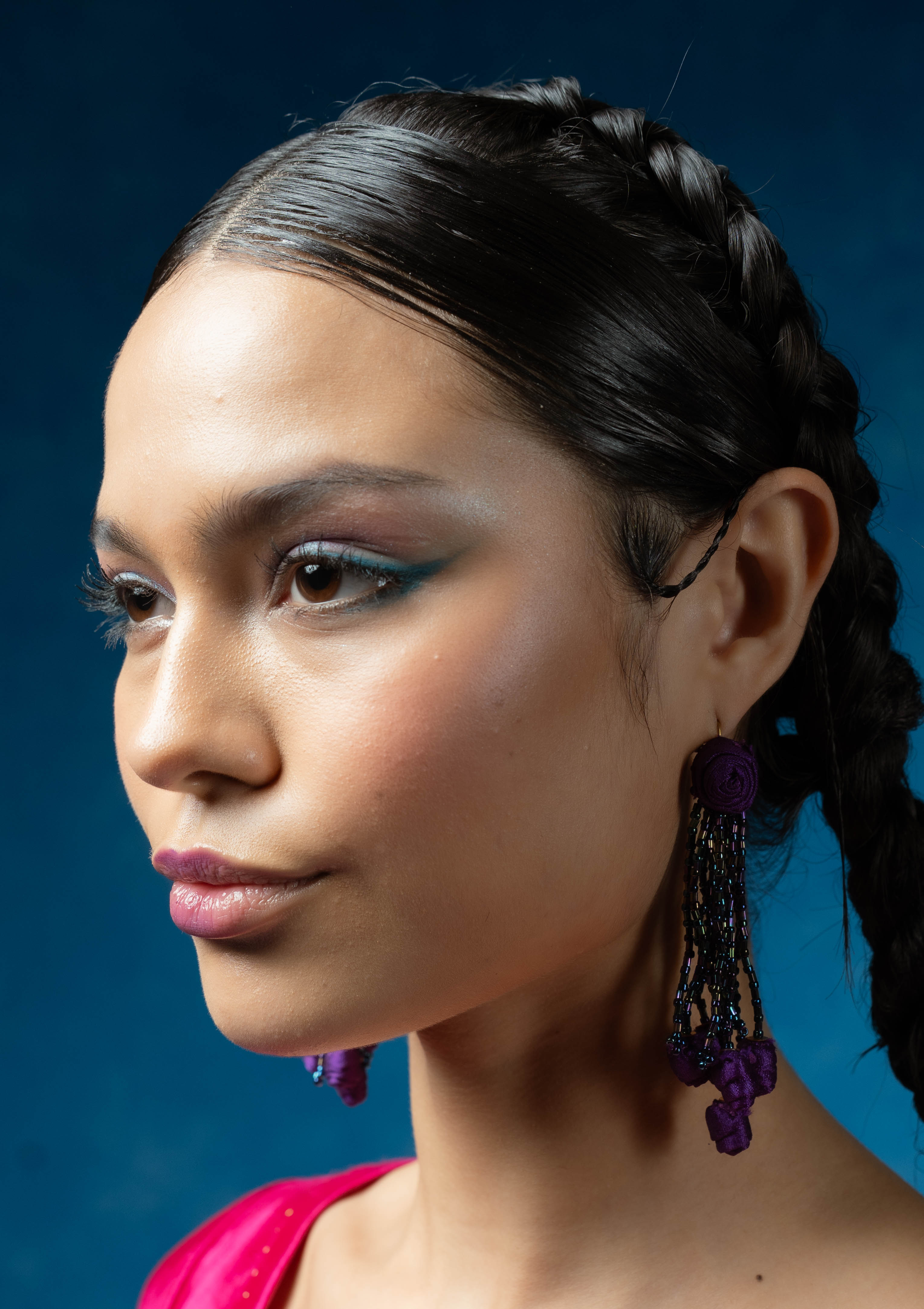Kanchan Gulab Earrings