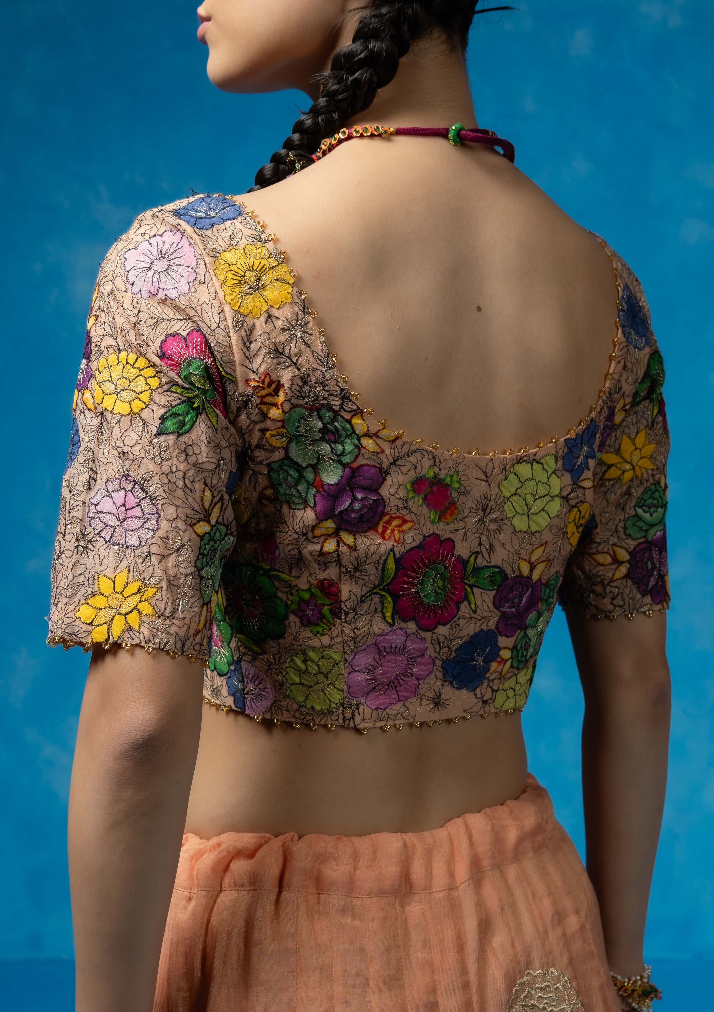 Indri Chanderi Blouse
