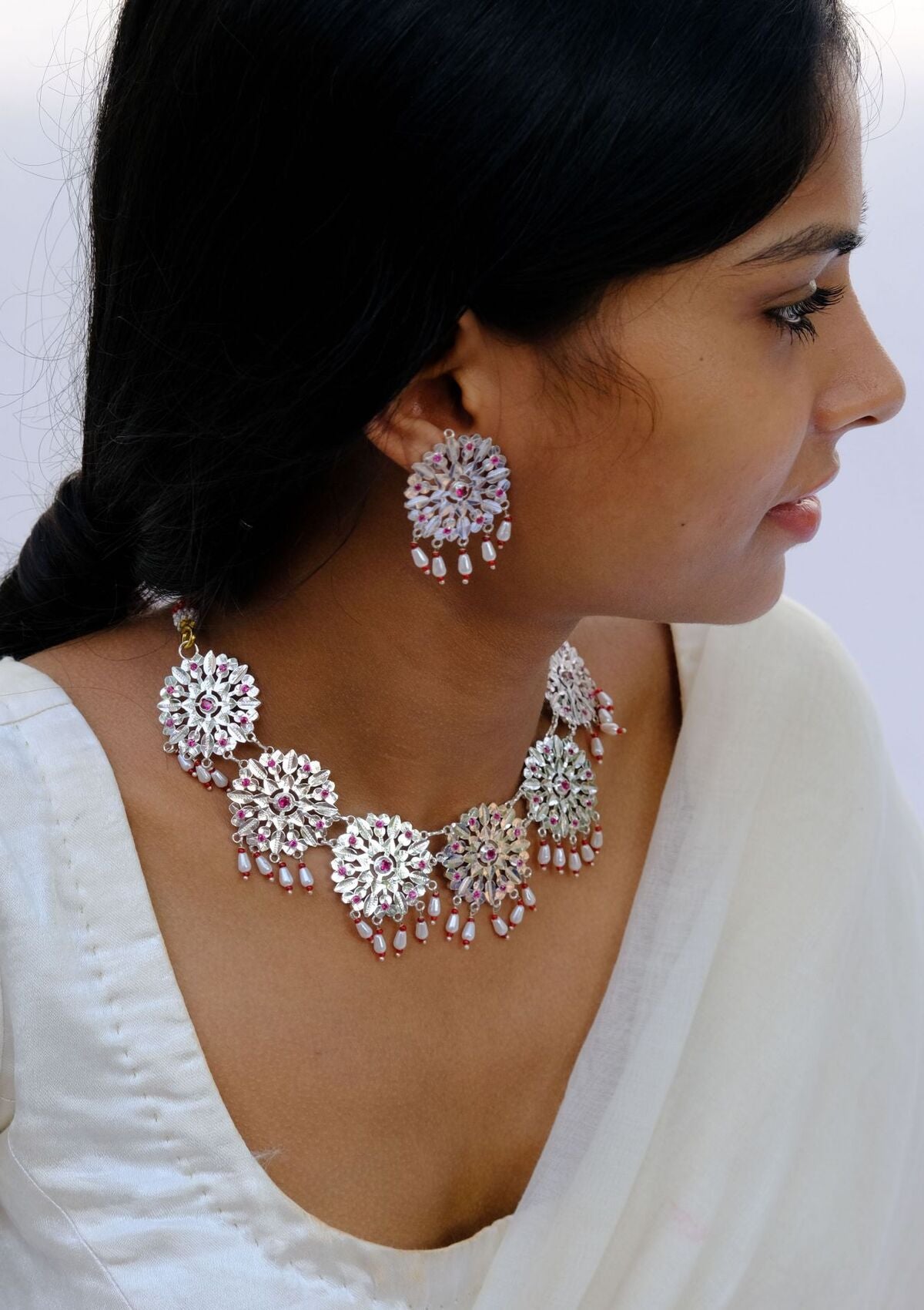 Amba Silver Earrings