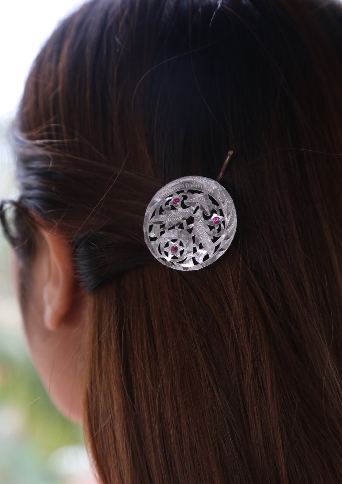 Amrapali Handmade Silver Hairpin