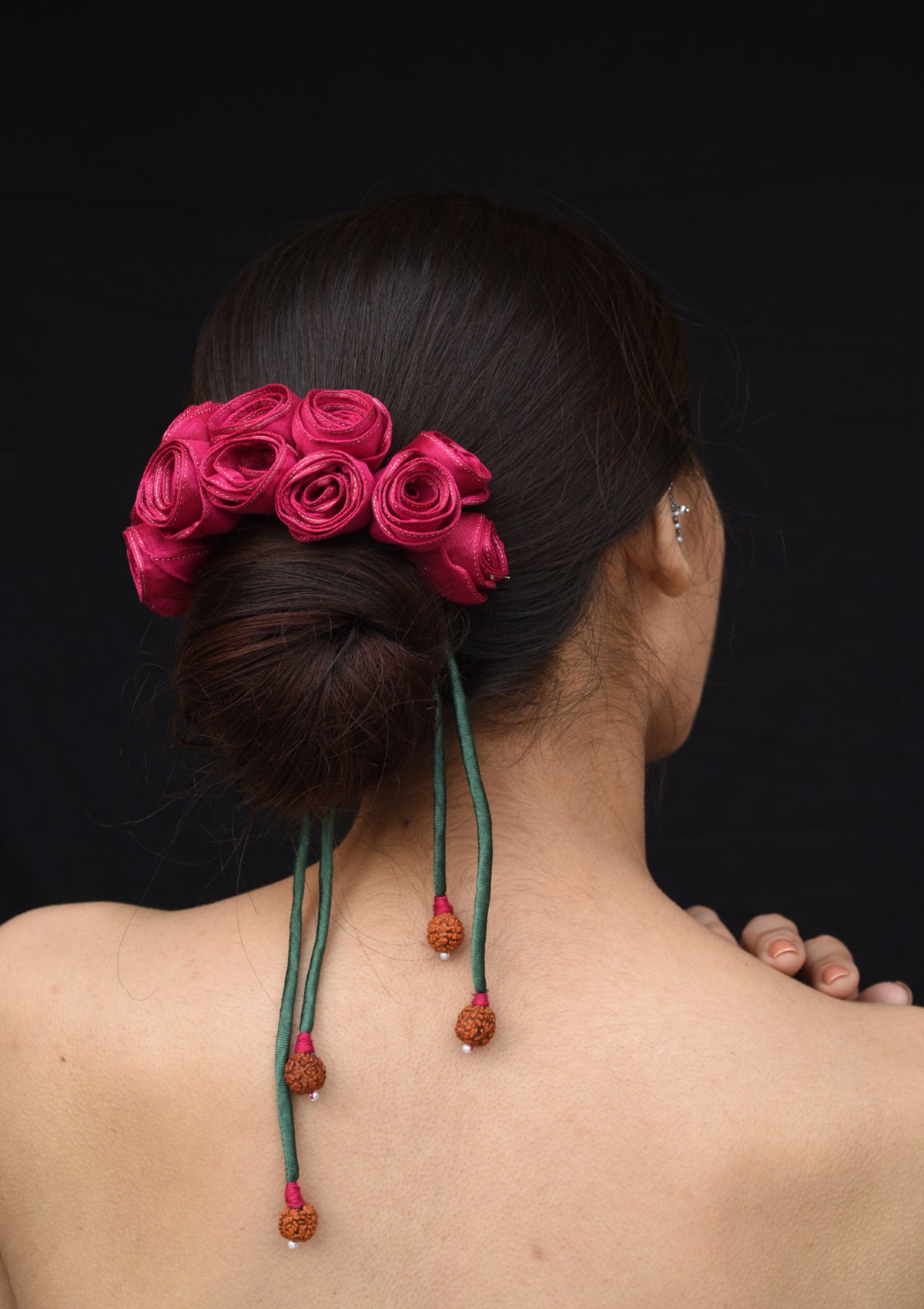 Ananas Pink Textile Gajra