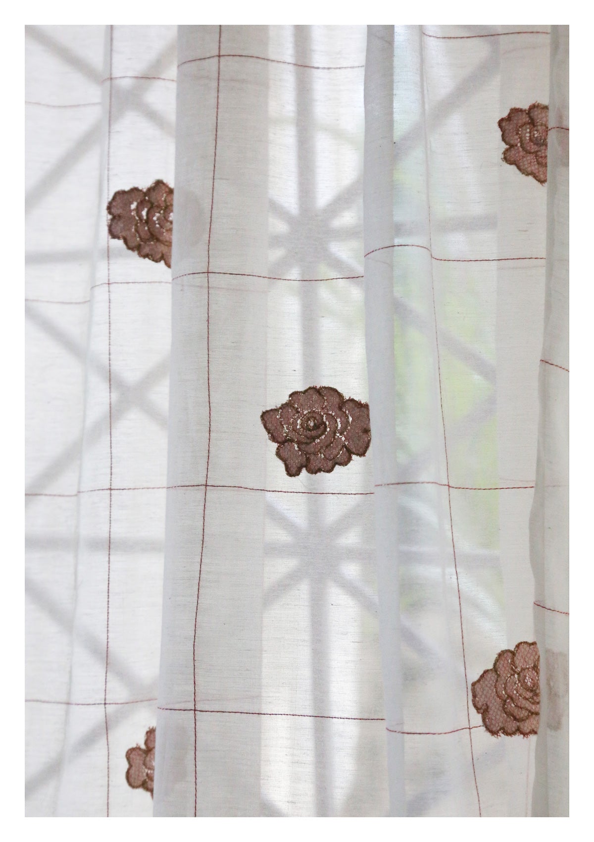 Ashvini Off-White Sheer Curtain