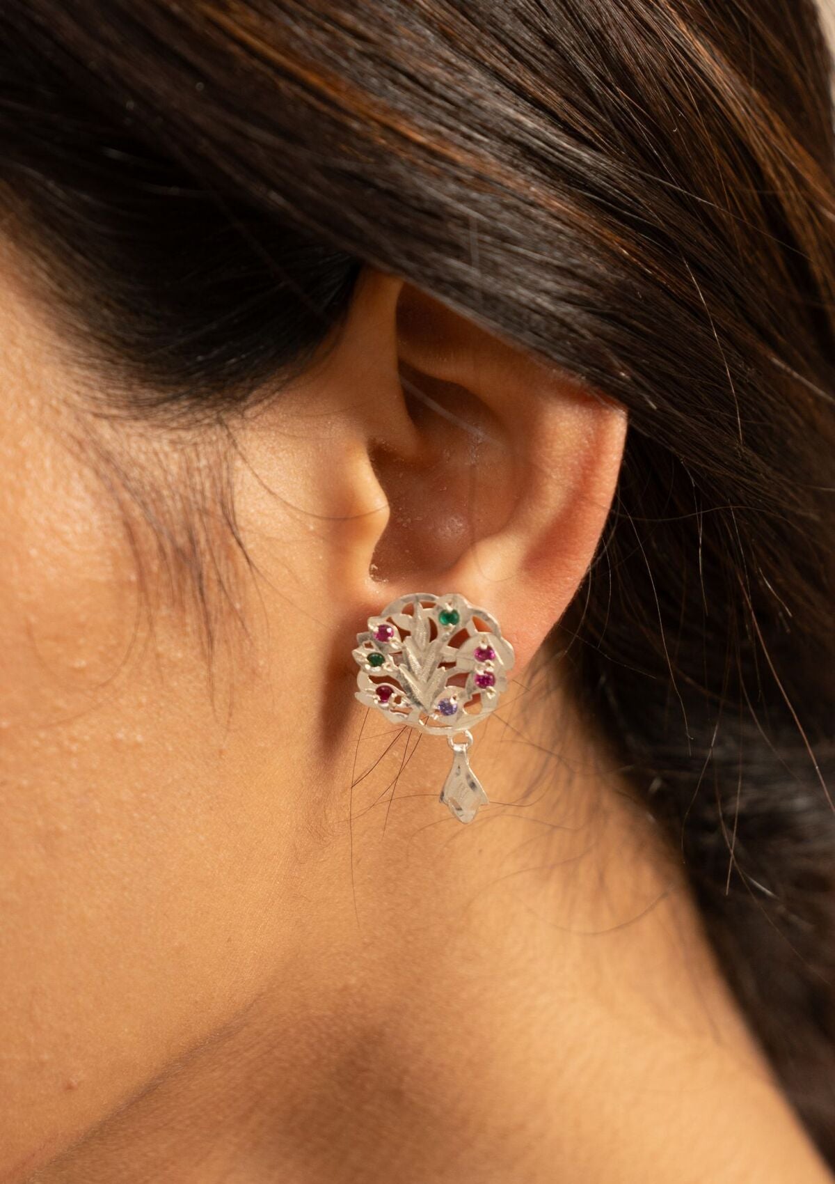 Babbi Silver Earrings