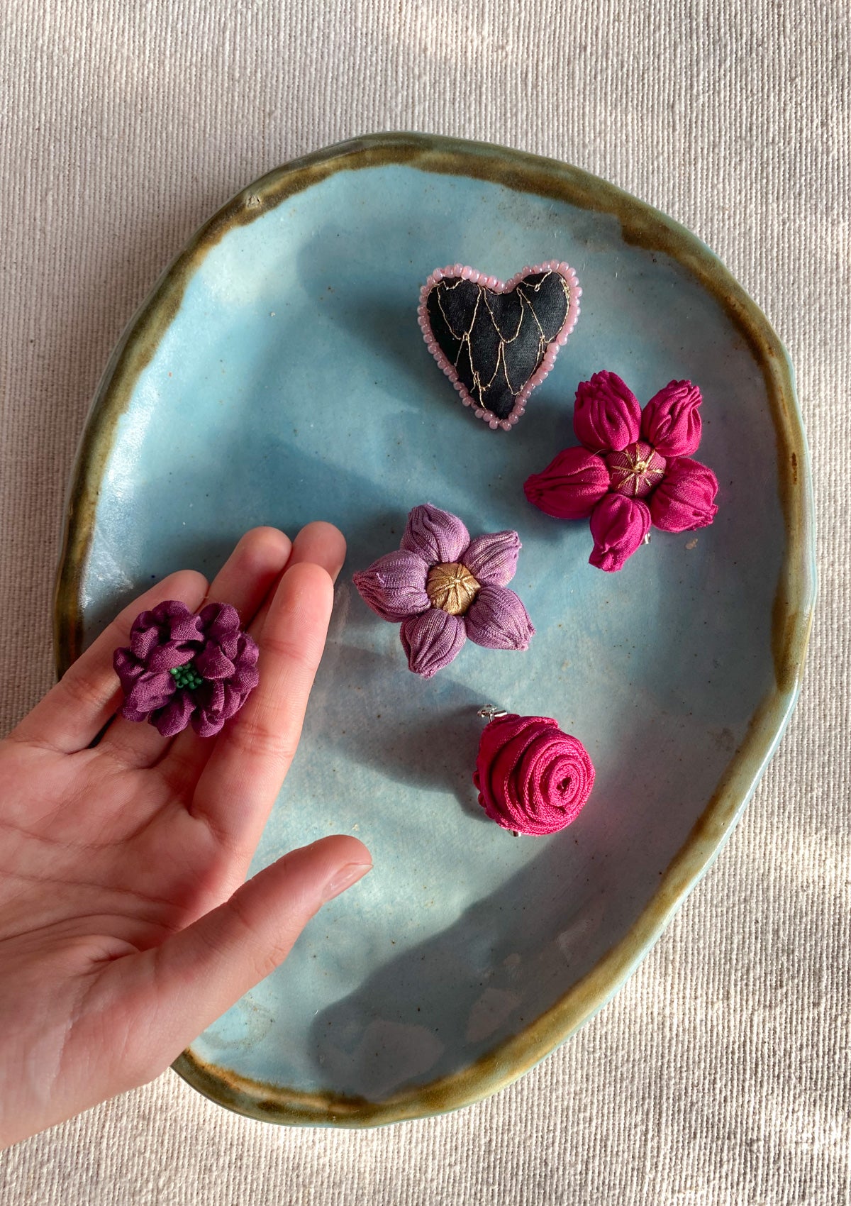 Baga Brooches - Set of 5