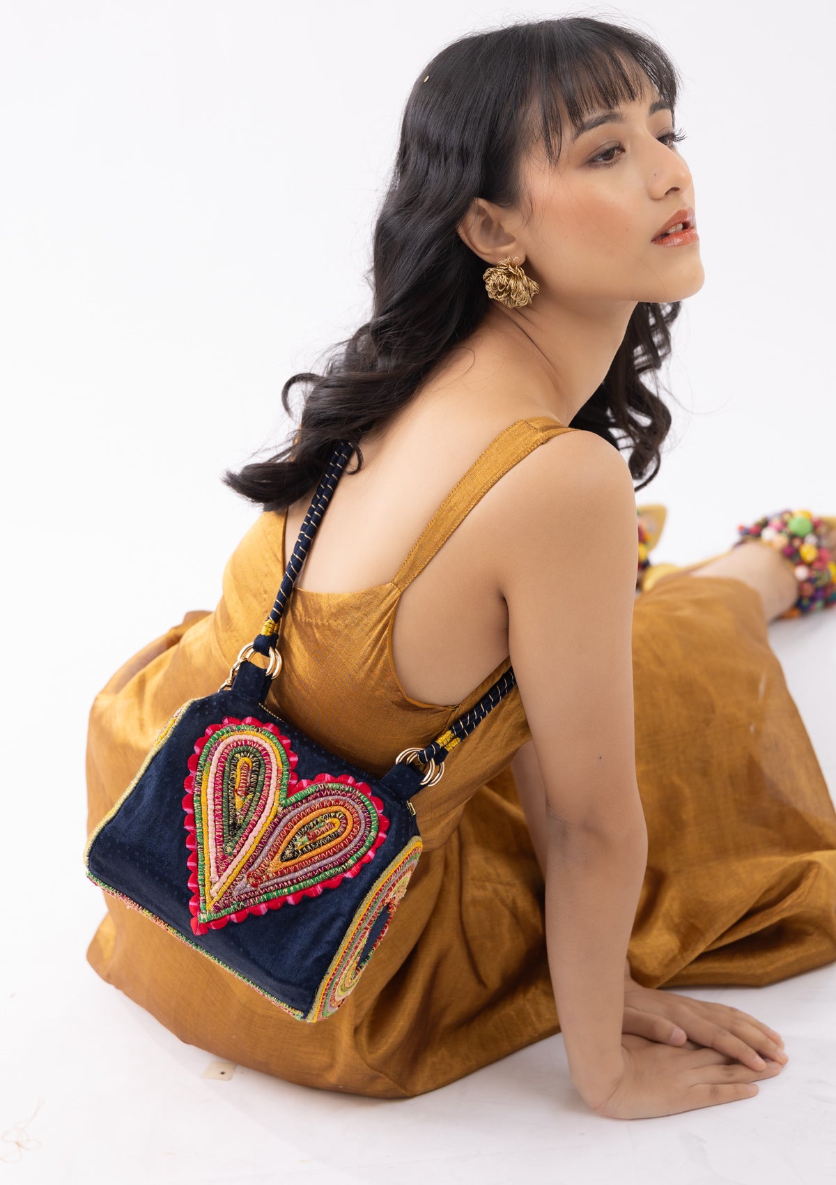 India's Heart Sling Bag