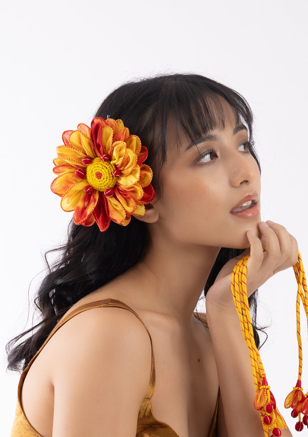 Sunrise Floral Claw Clip