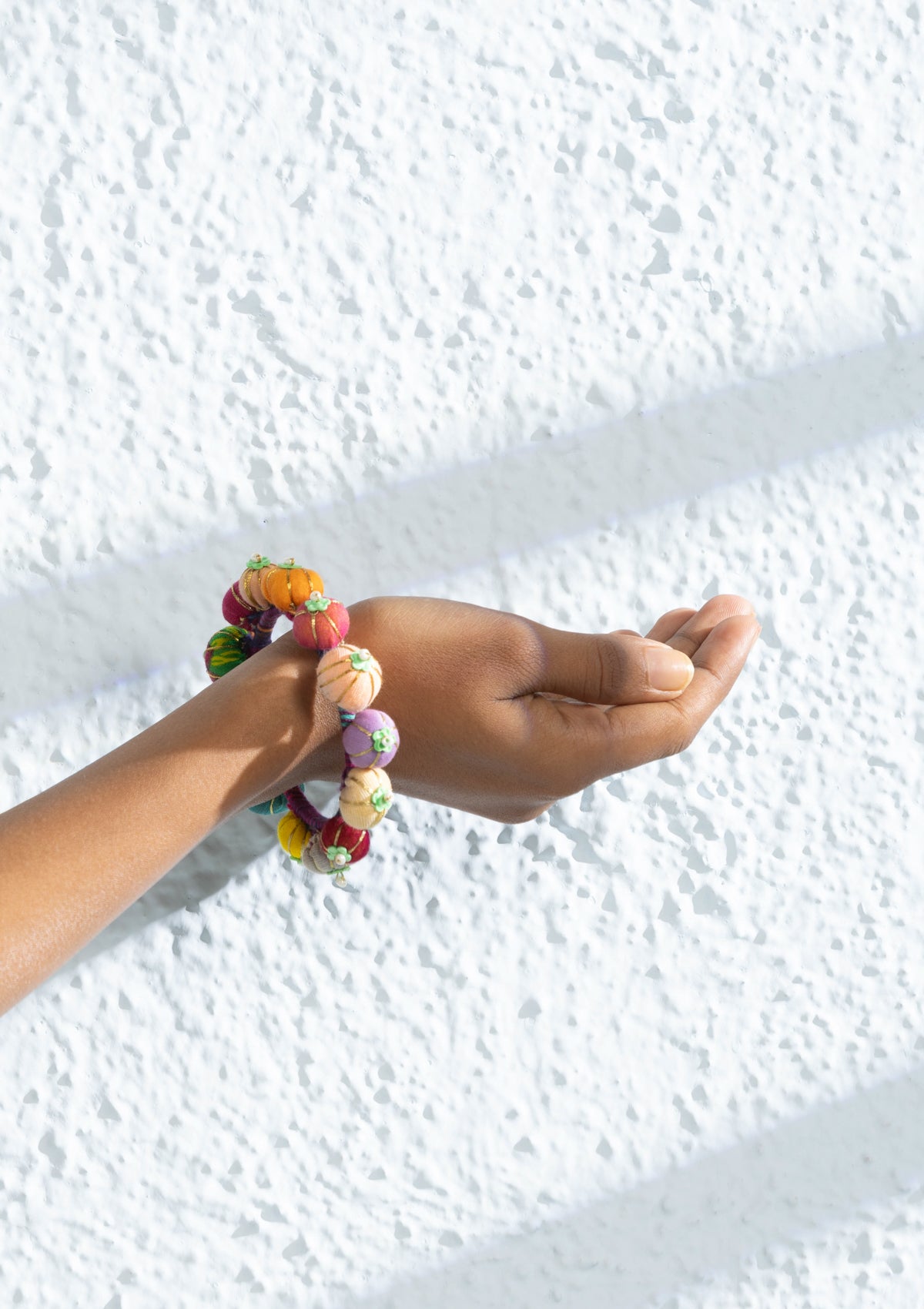 Plum Floral Bangle