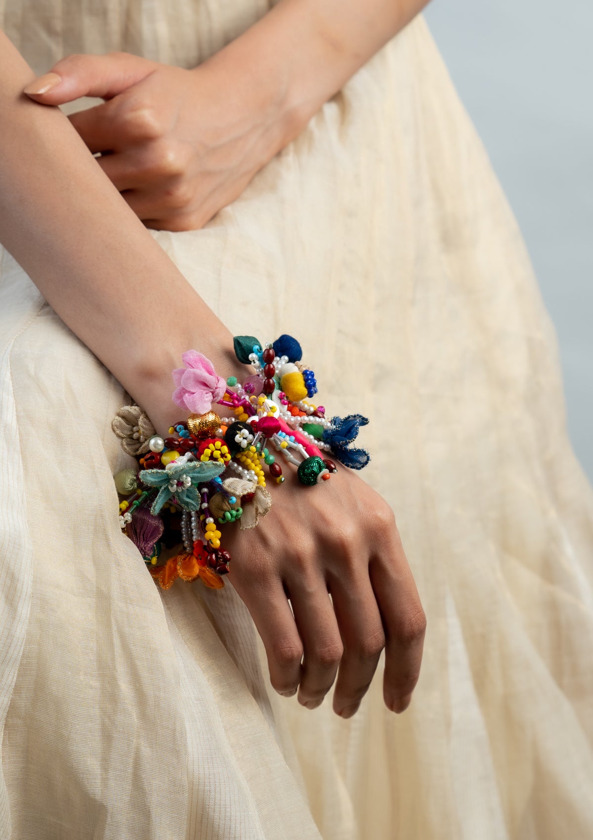 Bodil Floral Bead Bracelet