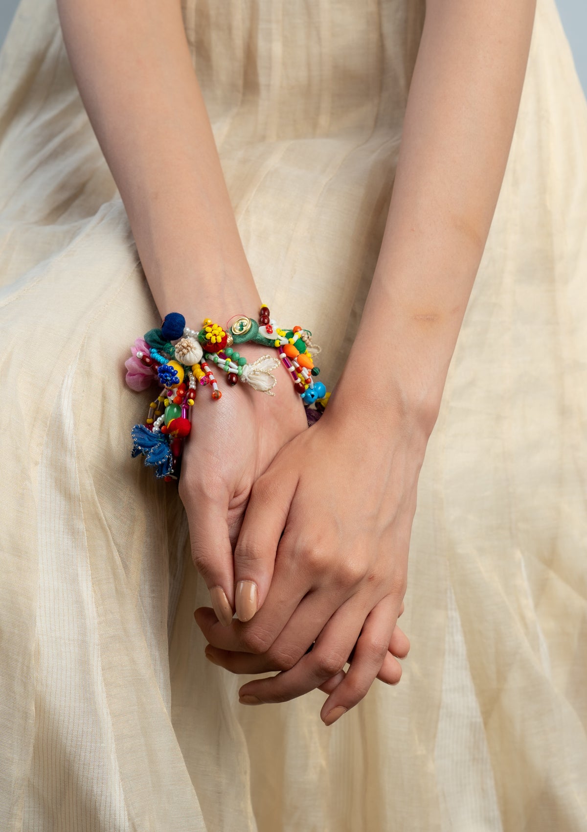 Bodil Floral Bead Bracelet