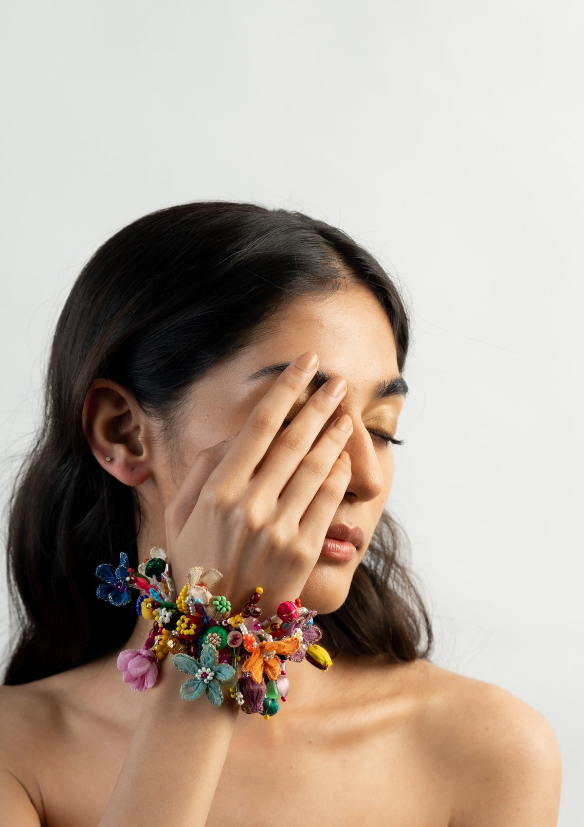 Bodil Floral Bead Bracelet