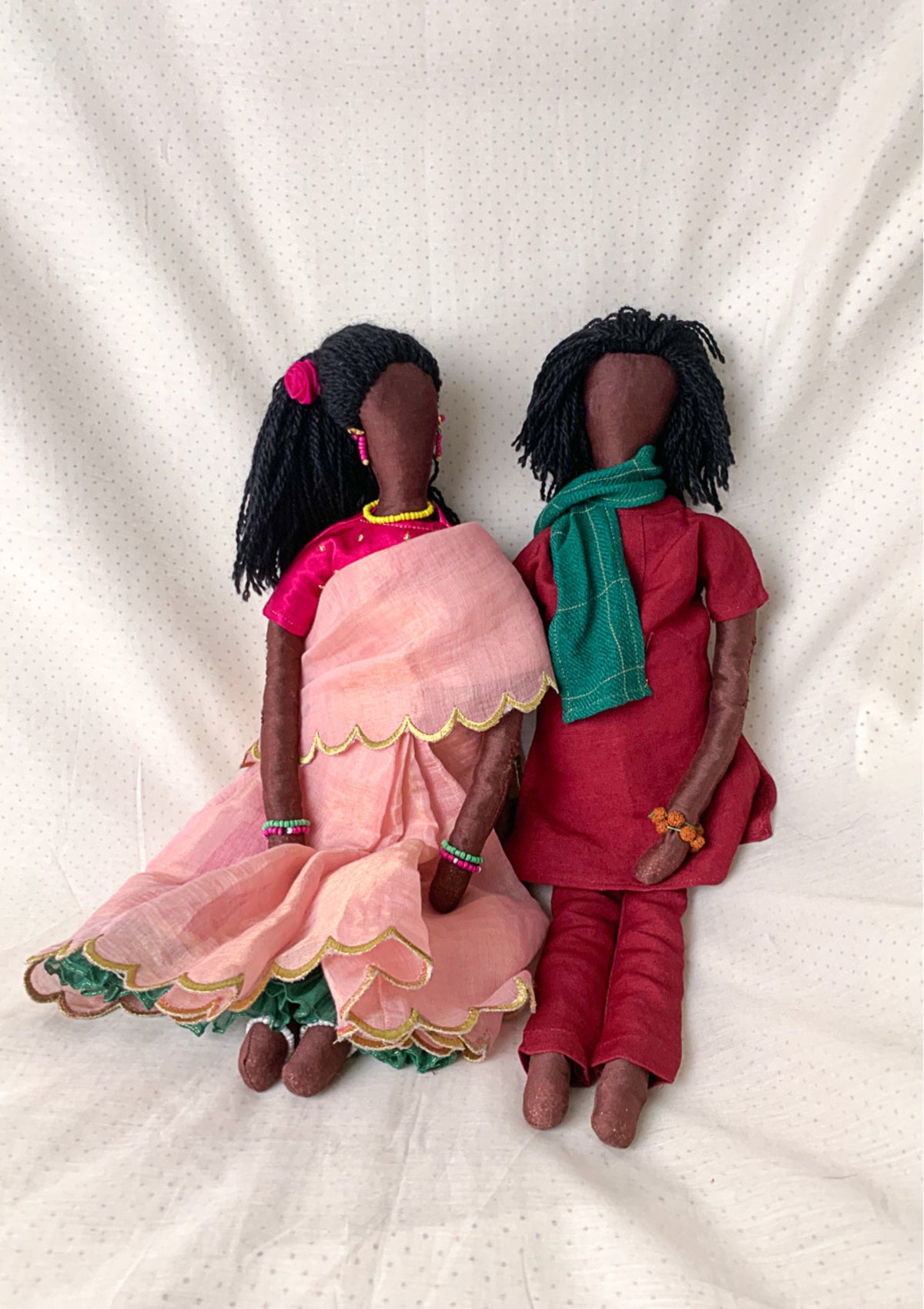 Champak & Sundari Dolls - Set of 2